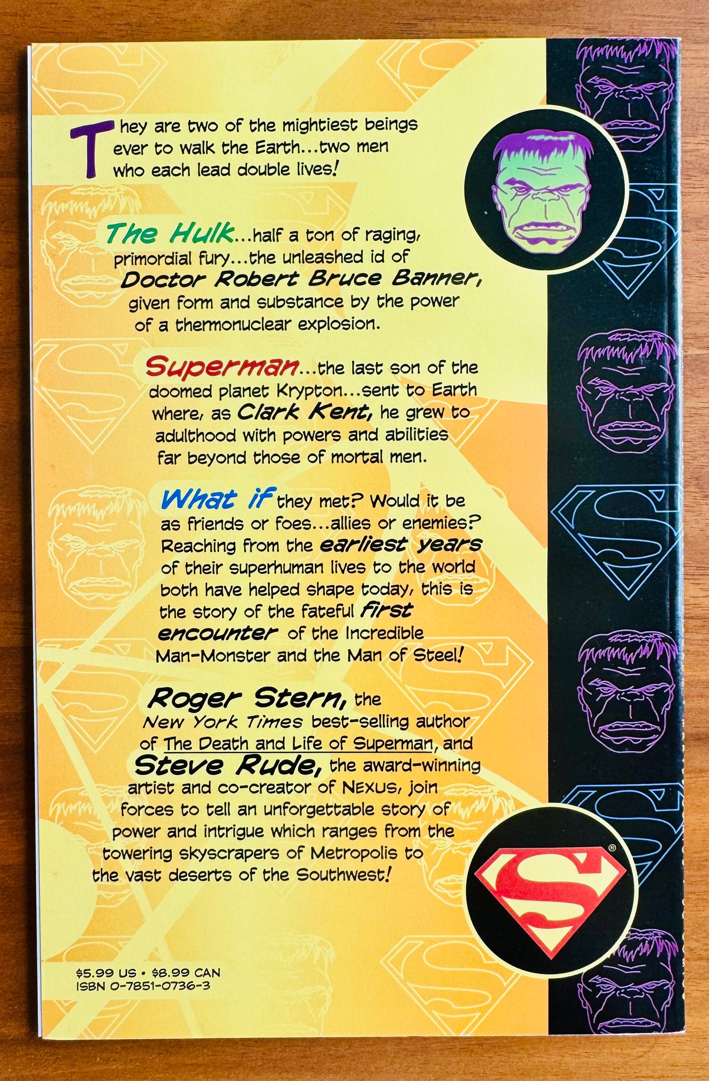 Hulk vs. Superman one shot NM