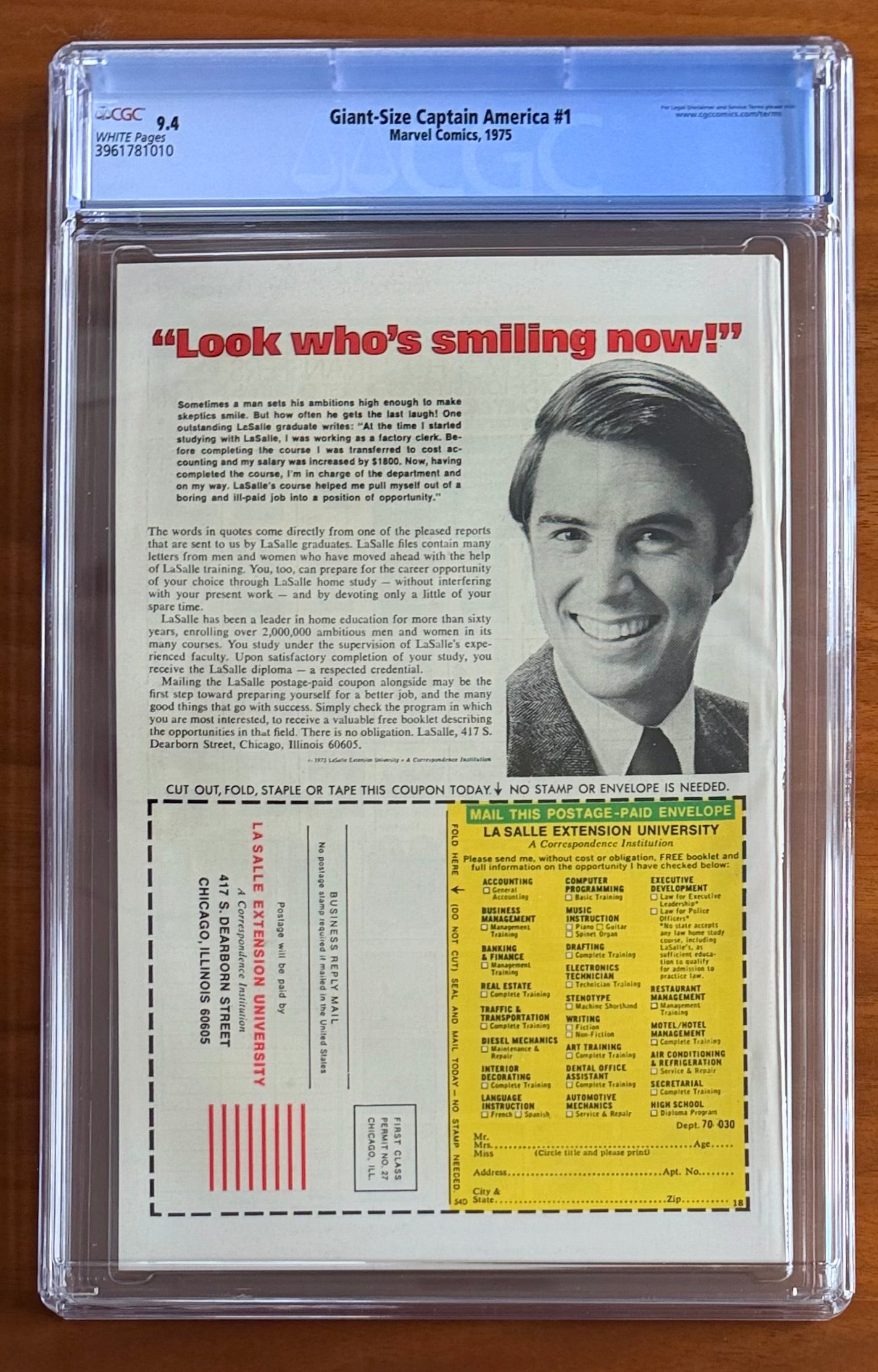 Giant-Size Captain America #1 CGC 9.4