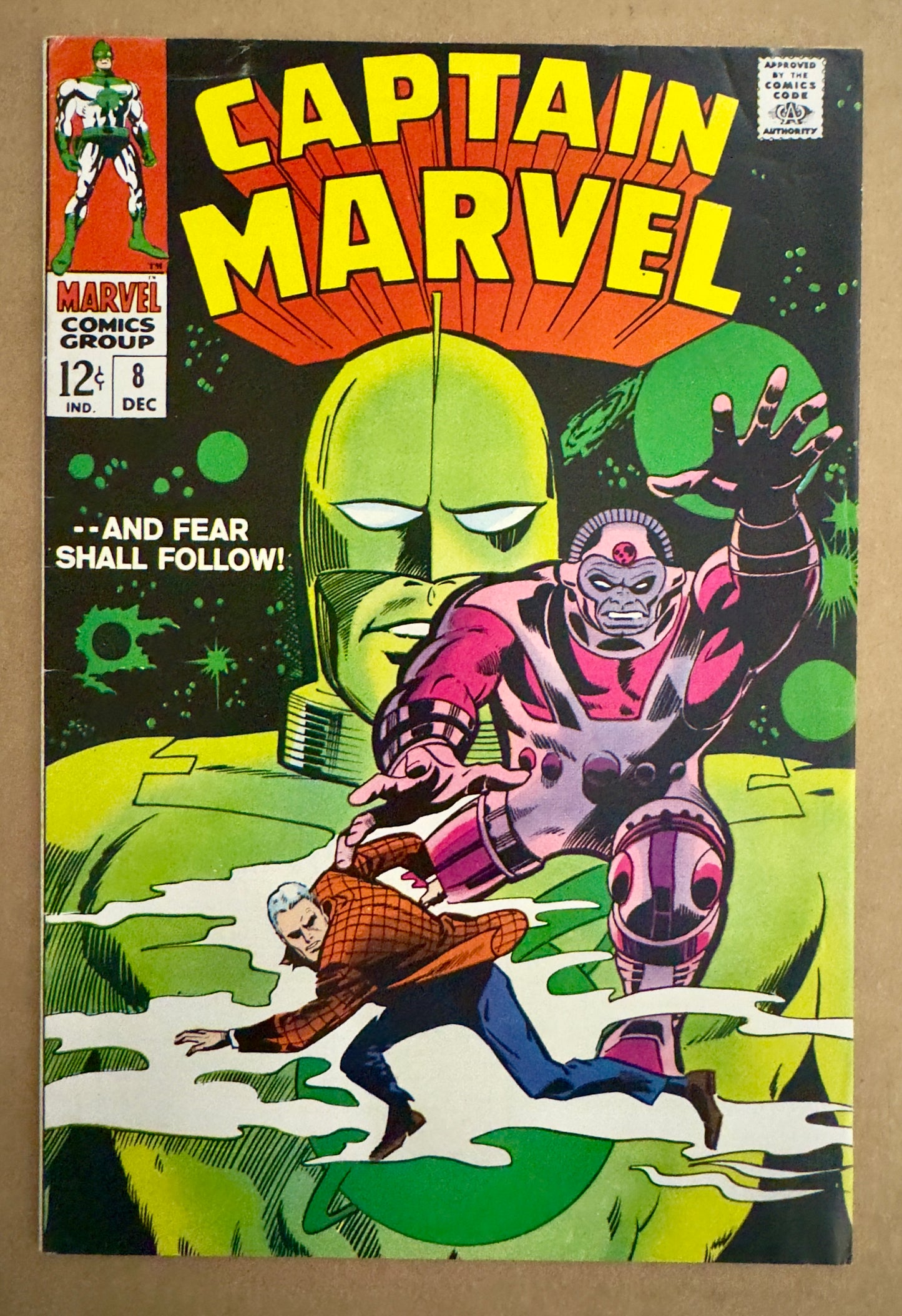 Captain Marvel #8. VF-
