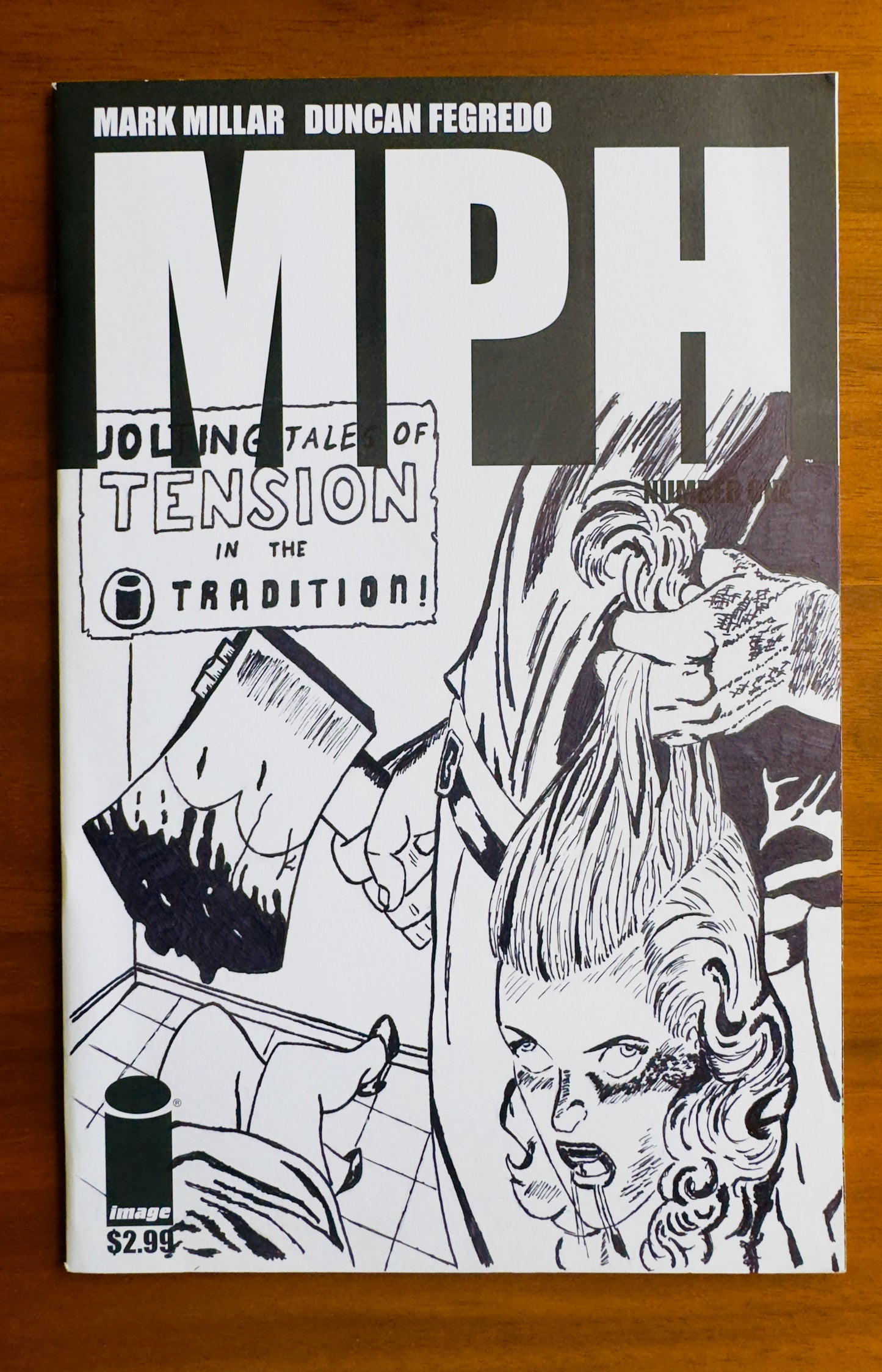 MPH #1 Image Comics Sketch Crime SuspenStories 22 Homage NM+