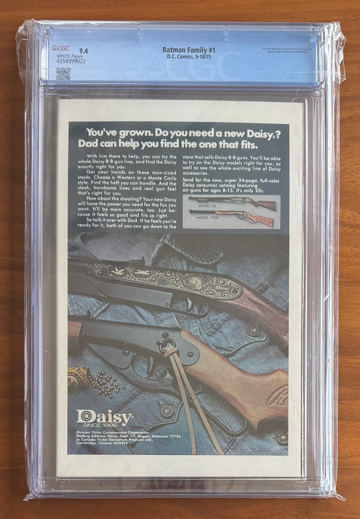 Batman Family #1 CGC 9.4