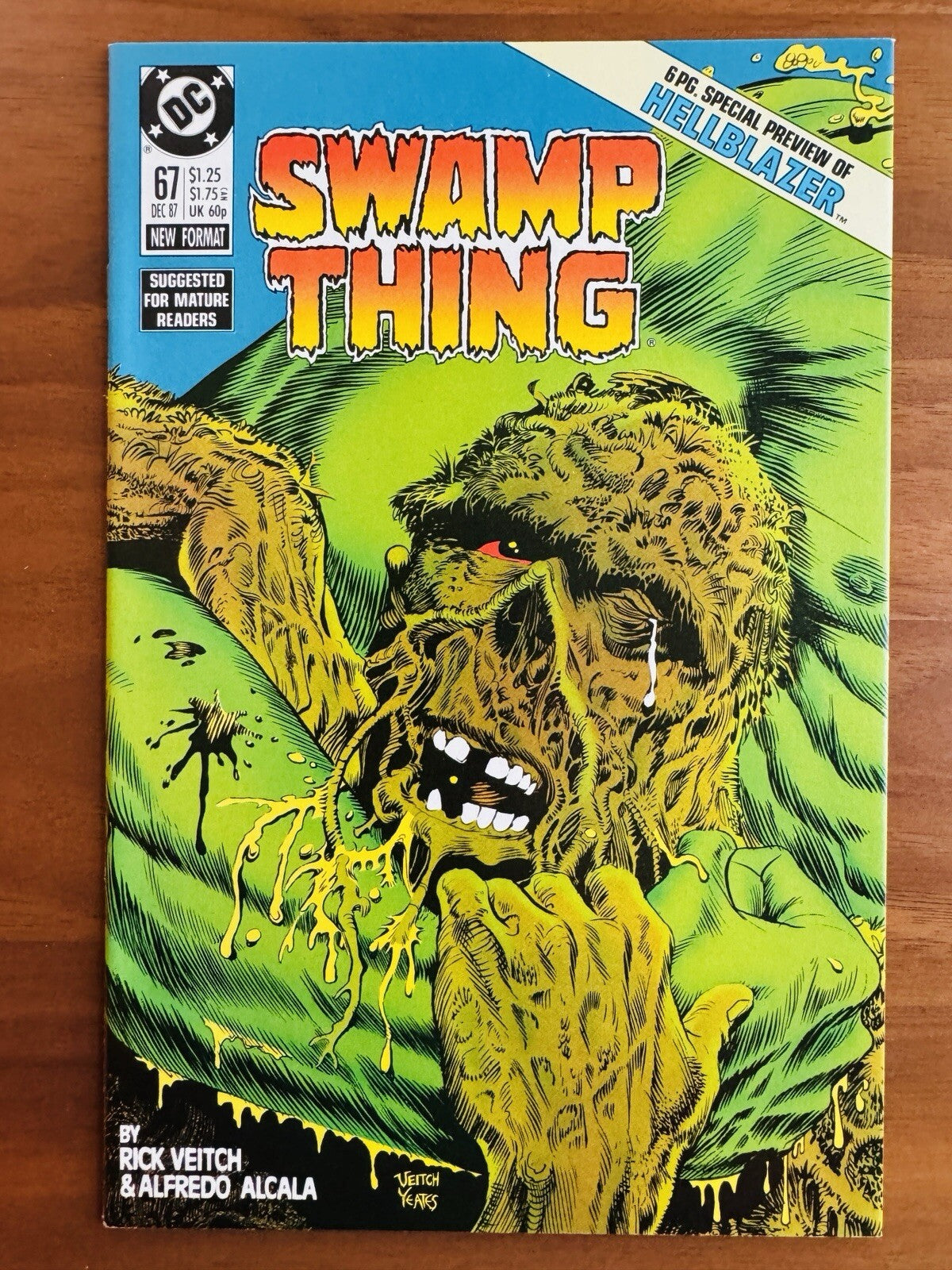 Swamp Thing # 67 - John Constantine Hellblazer series preview NM- 9.2