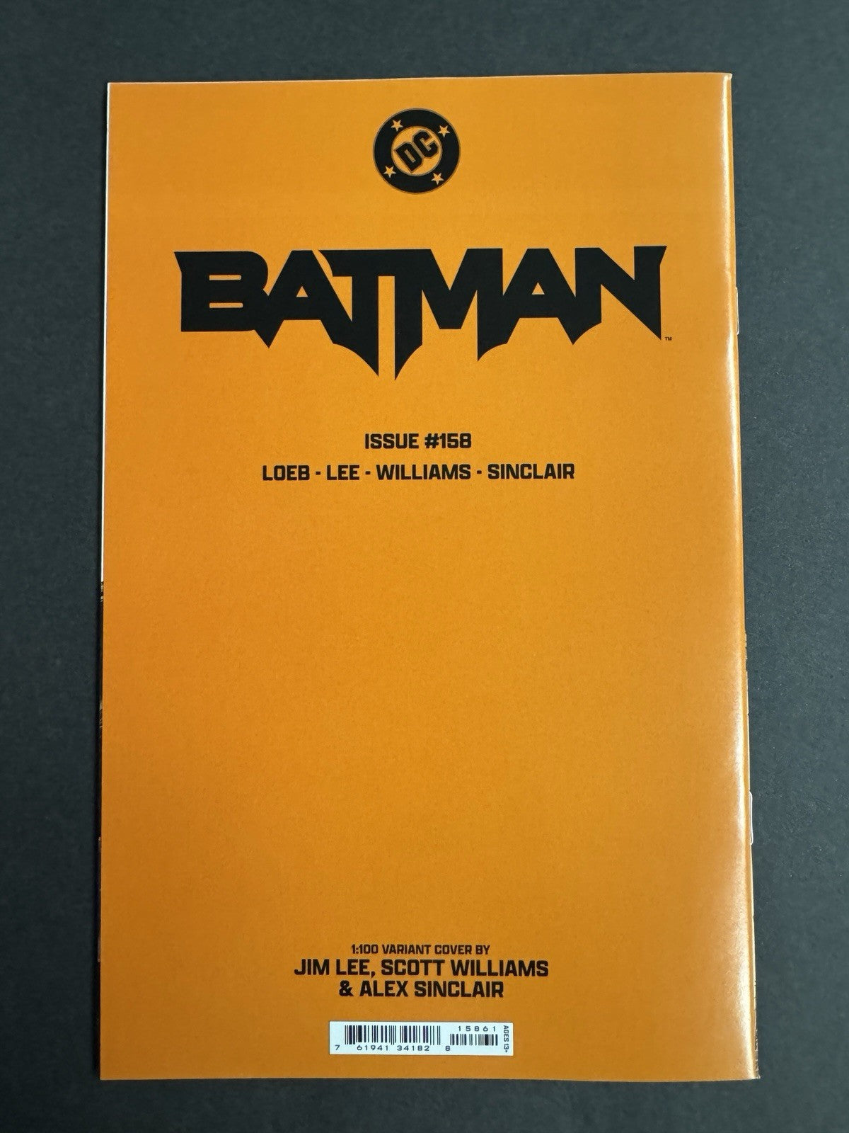 Batman #158 - 1:100 Virgin Variant NM/NM+