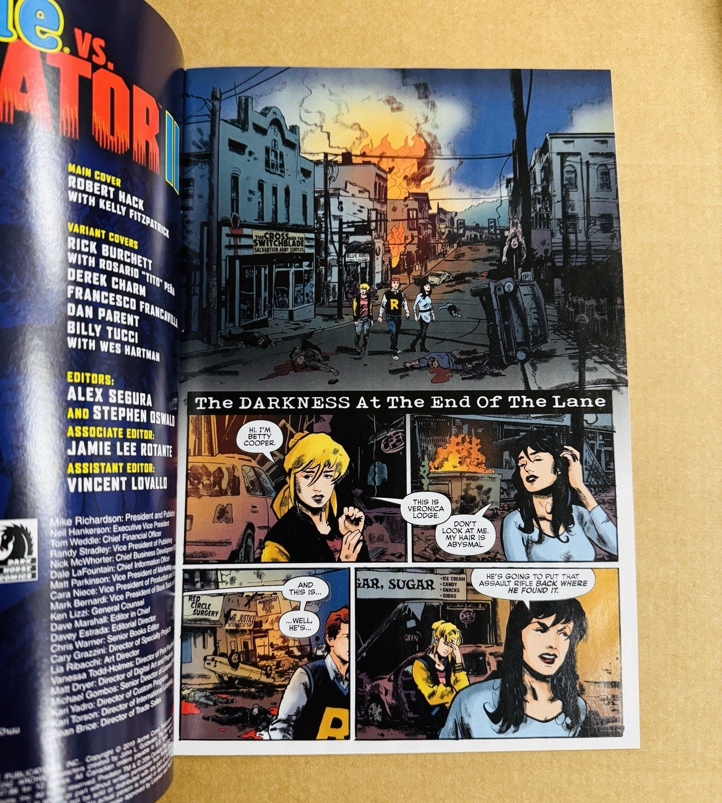 Archie vs. Predator II -House of Secrets 92 Homage NM 9.4 Virgin Variant