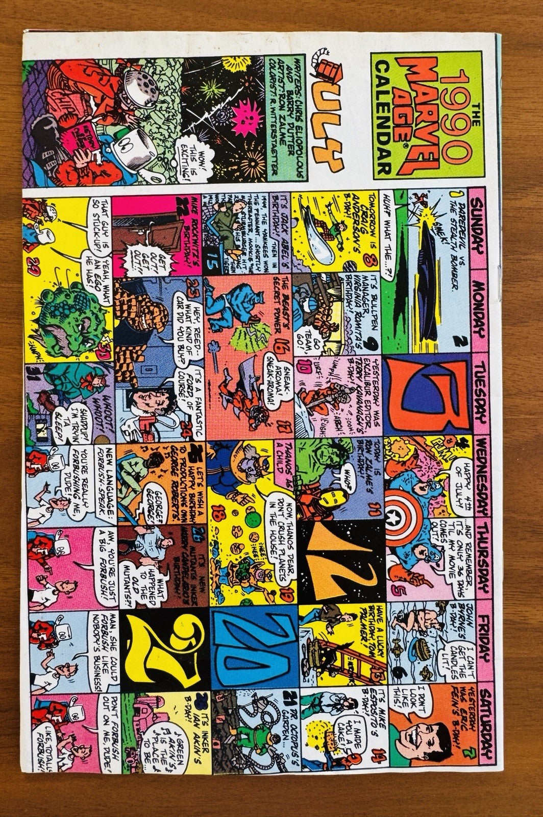 Marvel Age #91 Thanos Silver Surfer VF