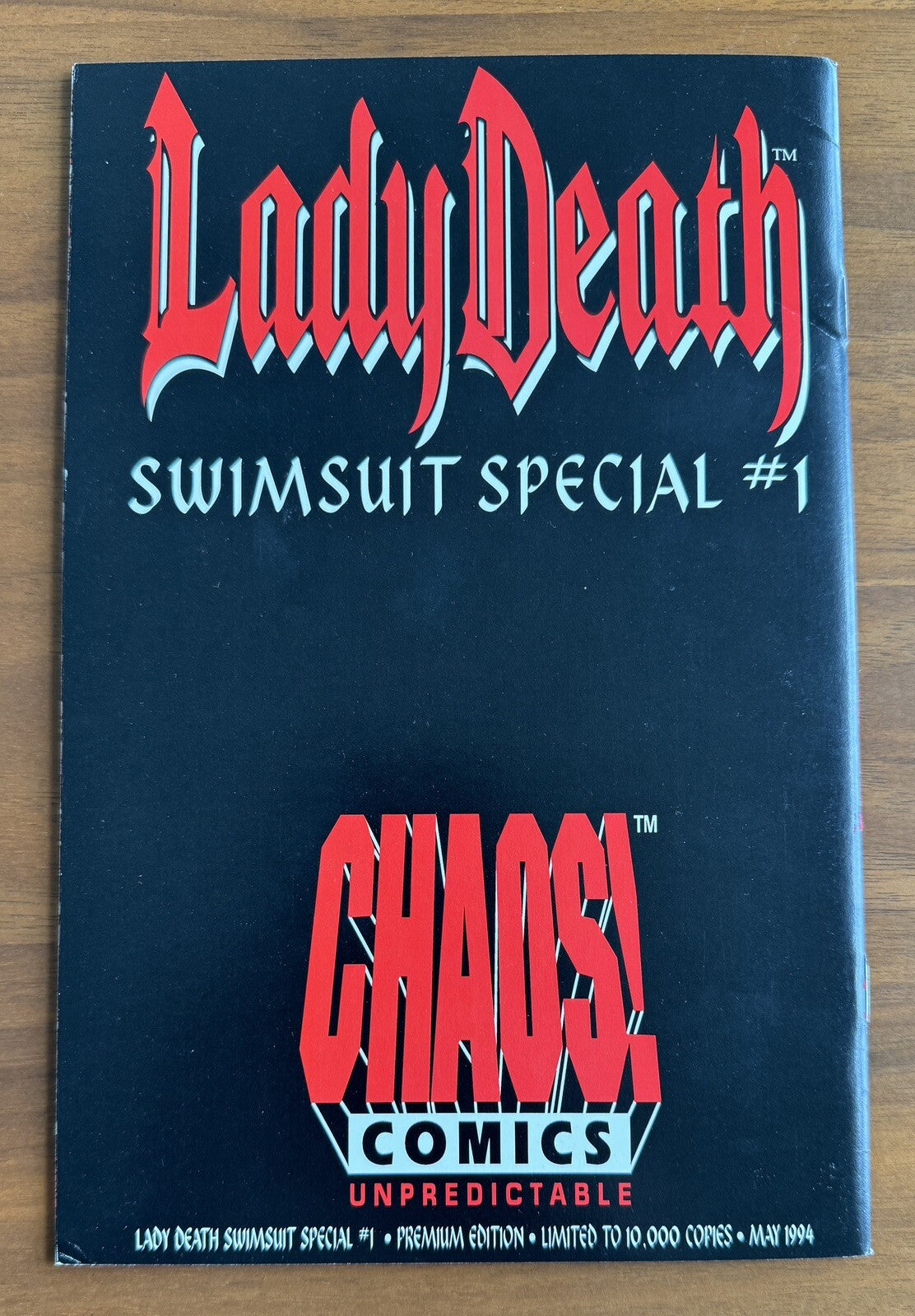 Chaos Comics Lady Death Swimsuit Special #1 1994 Red Velvet Edition VF