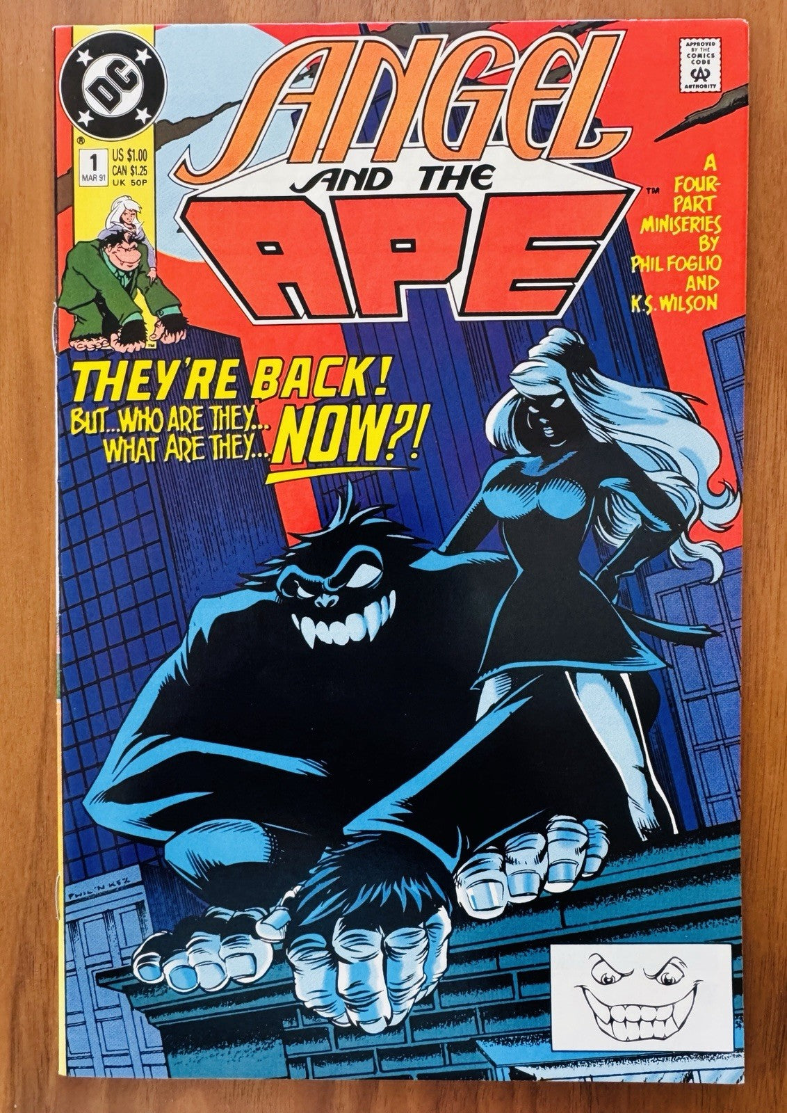 Angel and the Ape #1-4 Complete Set NM 9.4