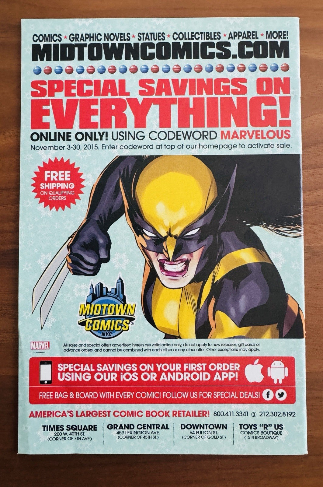 All New Wolverine # 1 Arthur Adams Variant VFNM