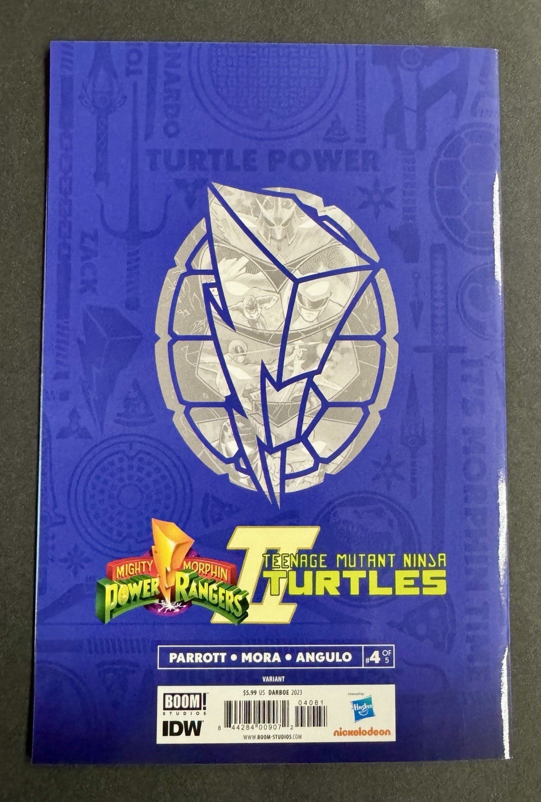 Mighty Morphin Power Rangers Teenage Mutant Ninja Turtles II #4 1:50 NM/NM+