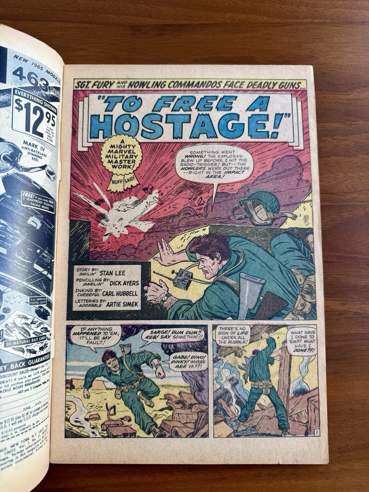 Sgt. Fury #21 - 4.5 VG+