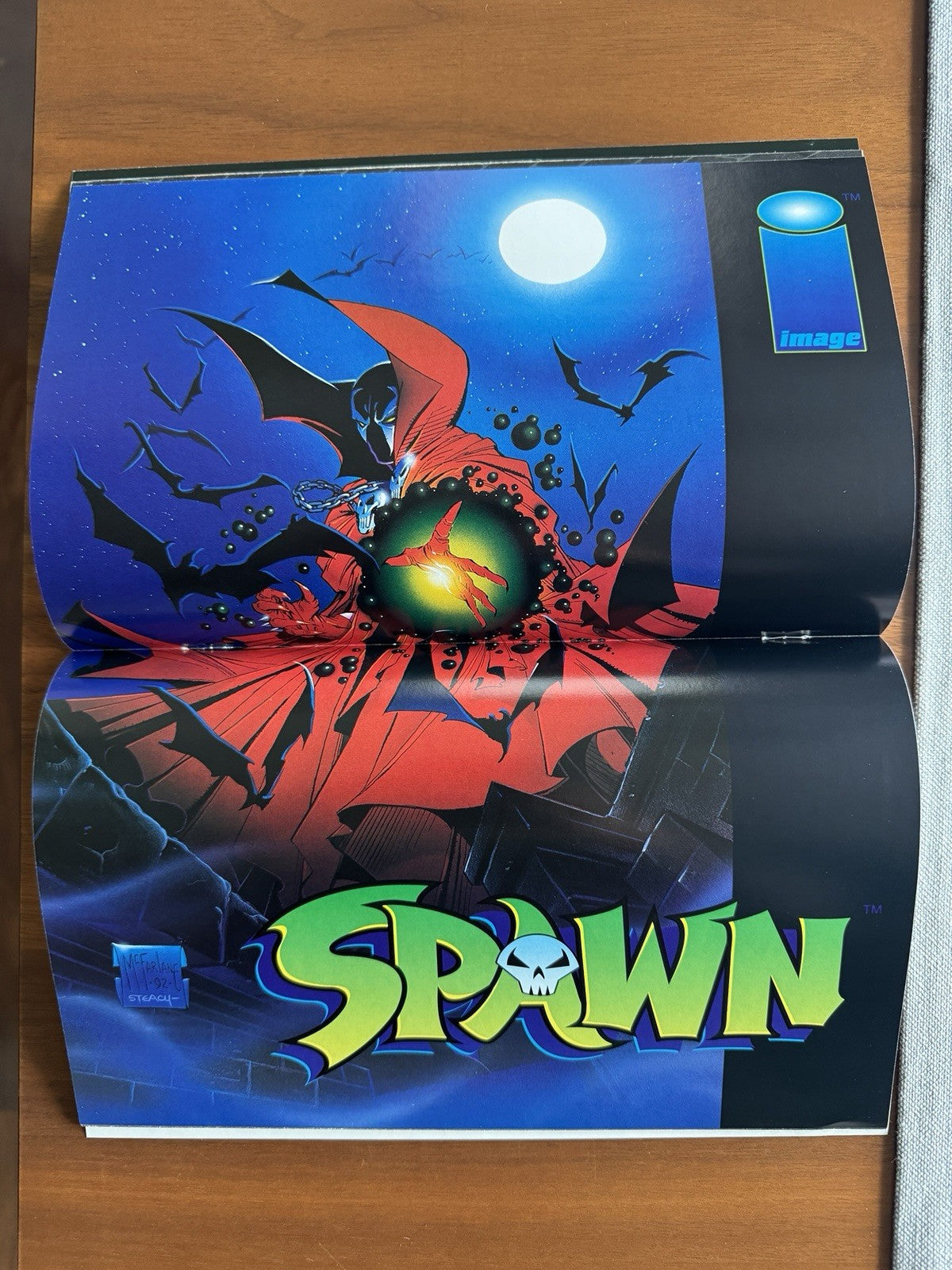 Spawn #1 Newsstand with Poster NM- 9.2
