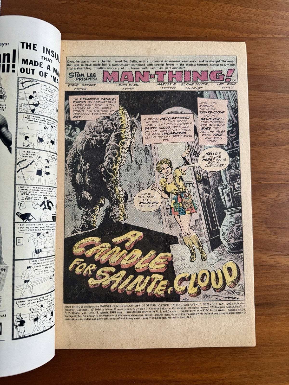 Man-Thing #15 Fine+