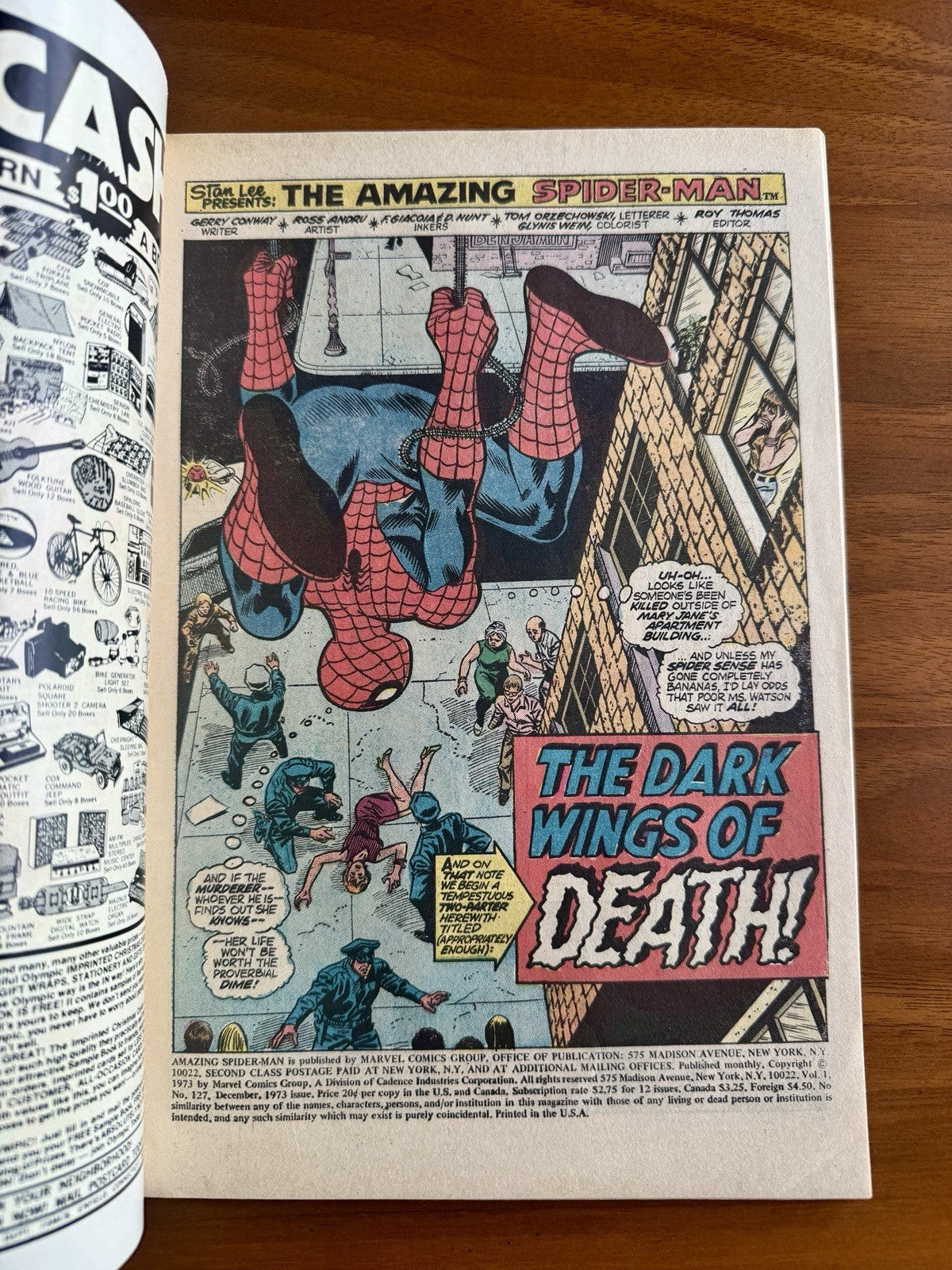 Amazing Spider-man #127 VF- 7.5