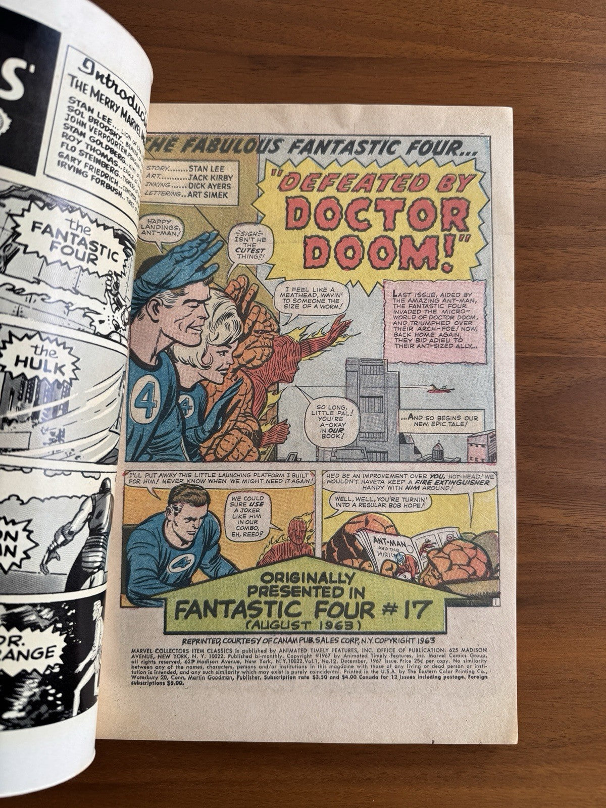 Marvel Collectors Item Classics #12 F/VF