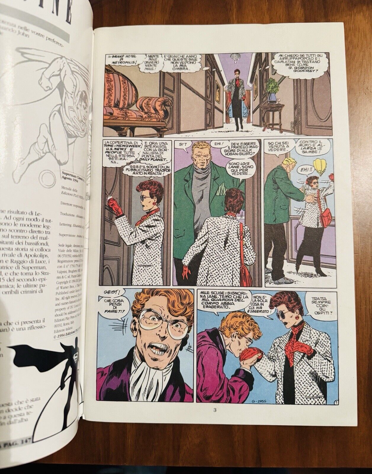 Superman # 3 Italian Version VF