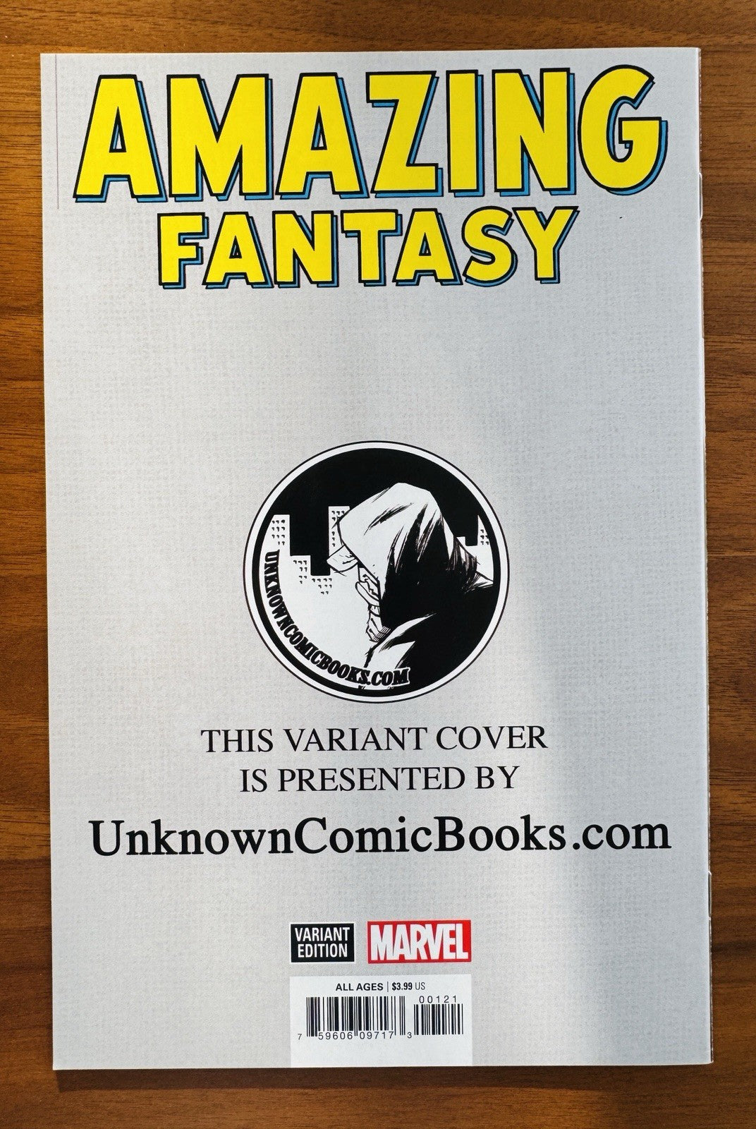 Amazing Fantasy #15 Facsimile Unknown Comic Books Variant