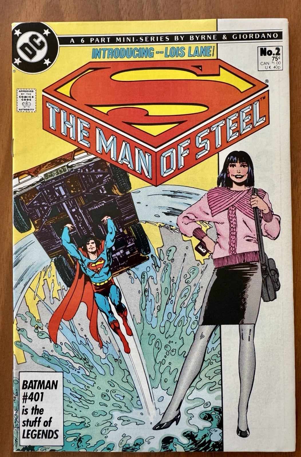 Man of Steel #1-6 Superman Complete Mini Series DC Comics 1986 NM