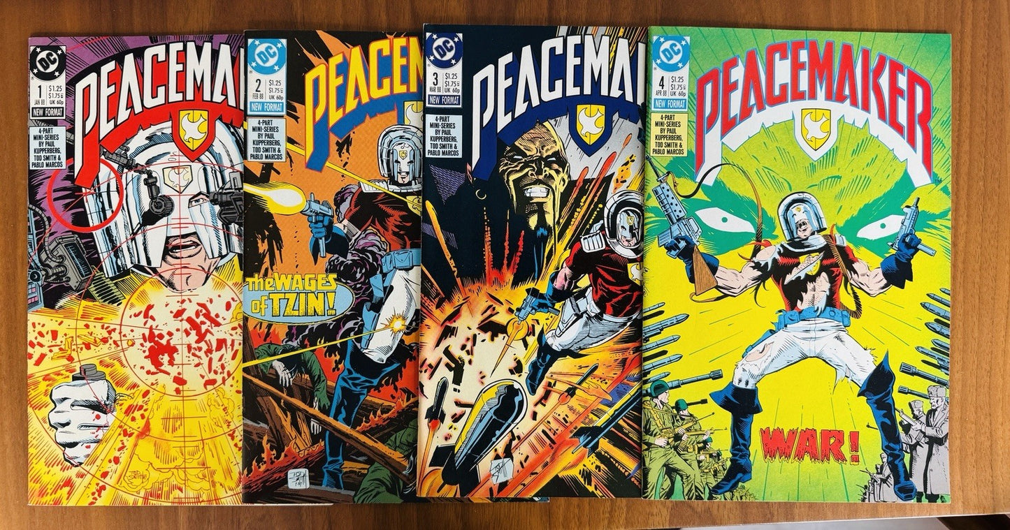 Peacemaker #1 - 4 Complete Series - 1st Appearance