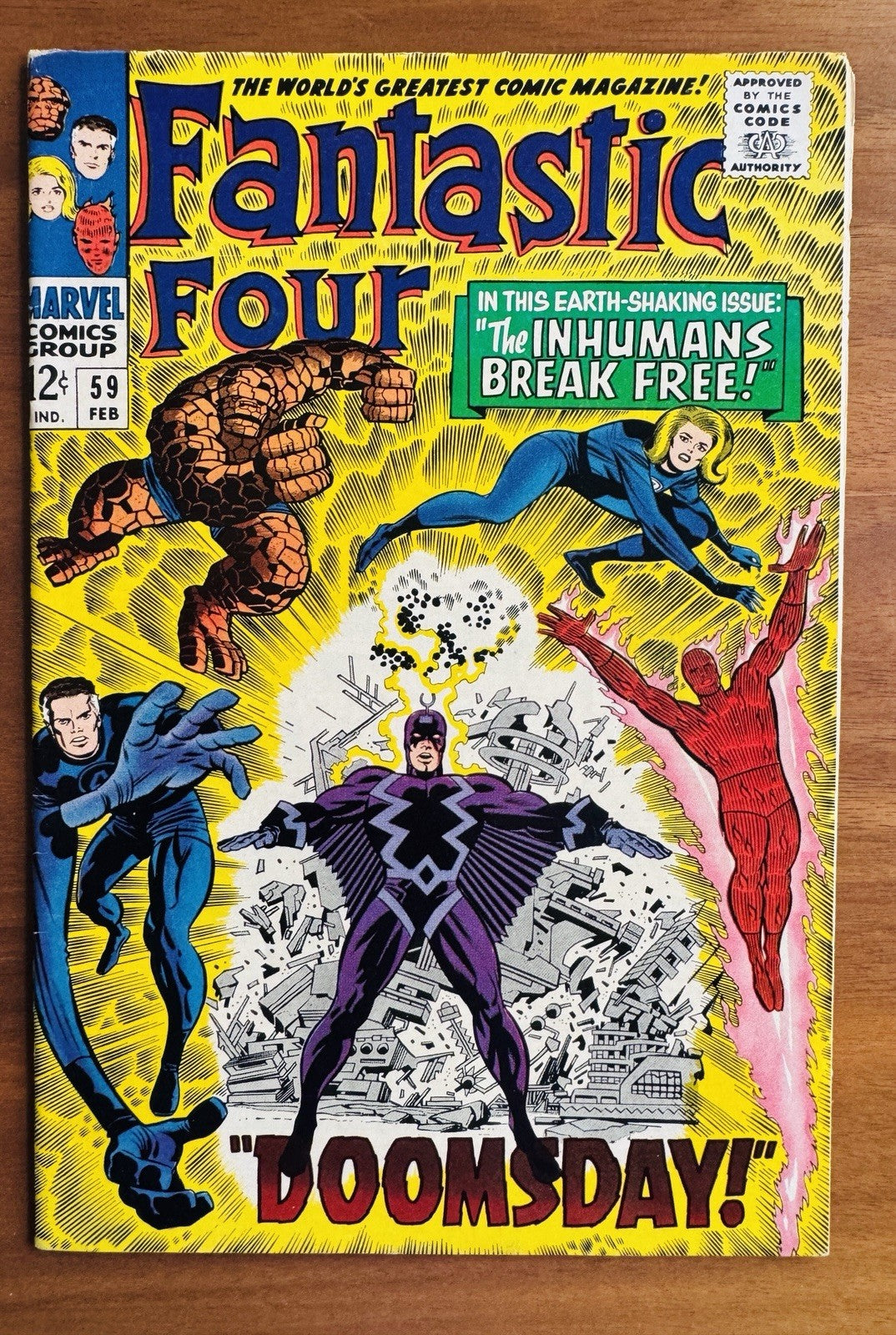 Fantastic Four #59 - F/VF 7.0