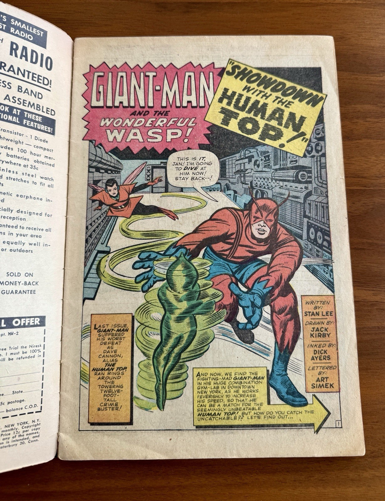 Tales to Astonish #51 - 3.5 2nd Appearance Human Top 1964