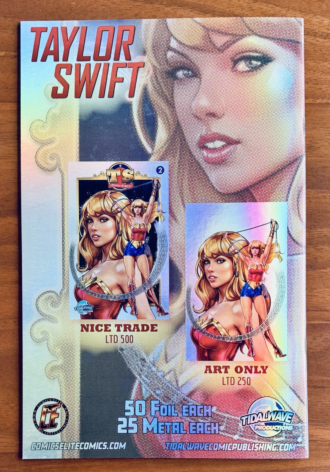 Female Force Taylor Swift #2 FOIL 44/50 NM- 9.2