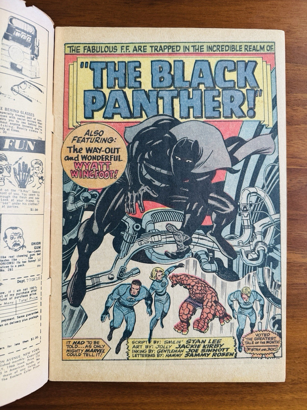 Fantastic Four #52 - 1st Black Panther Appearance 2.5