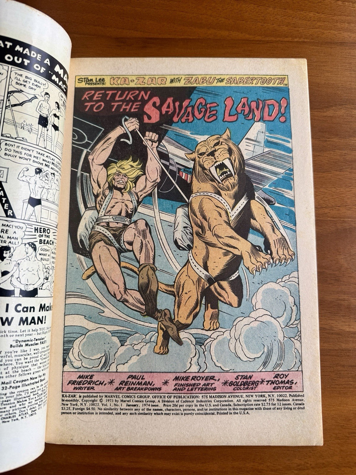 Ka-Zar #1 VF- 7.5