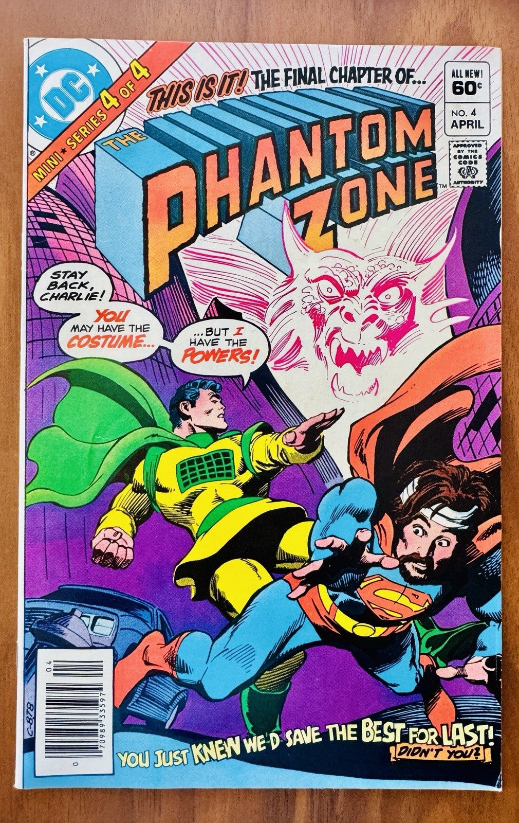 Superman Phantom Zone #1,2,3,4 Complete DC Comic Story Set) VF/NM Newstand
