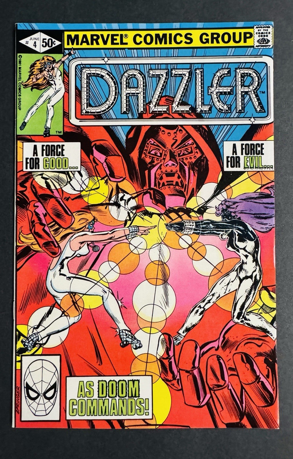Dazzler #4 Doctor Doom Cover NM 9.4