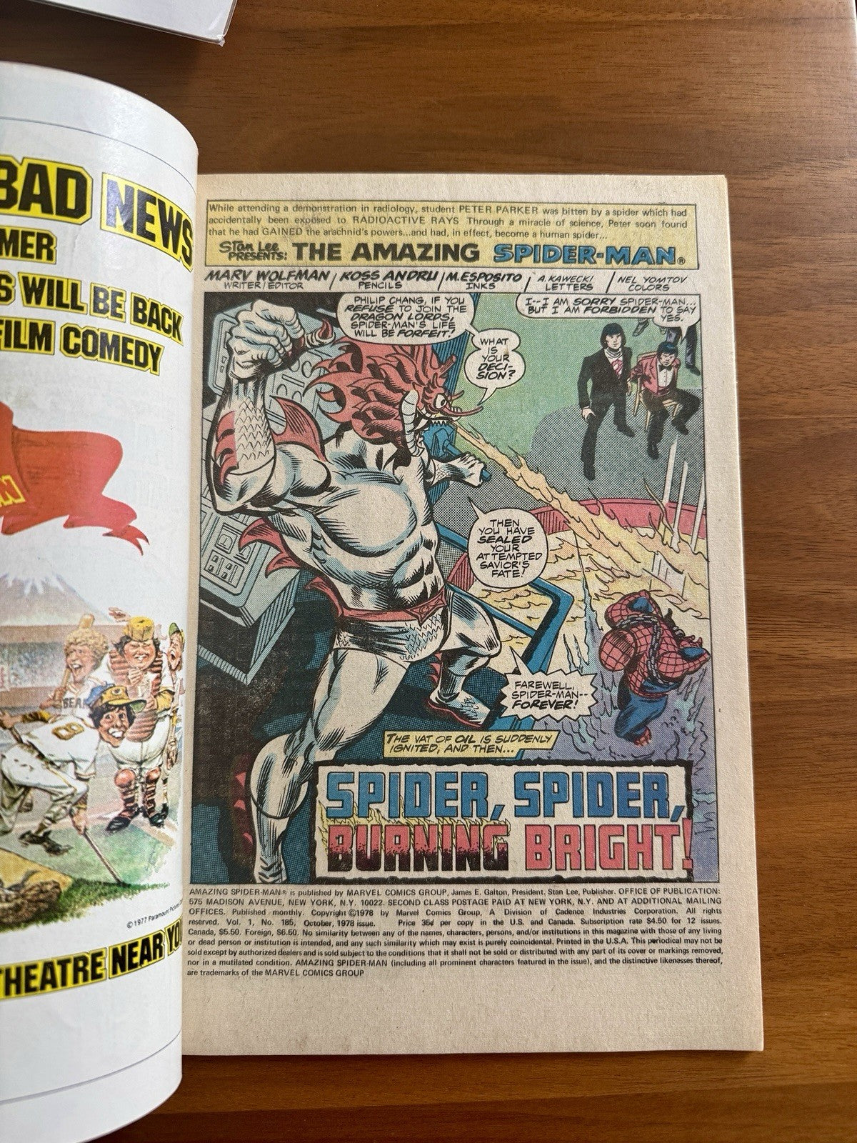 Amazing Spider-Man #185 VF