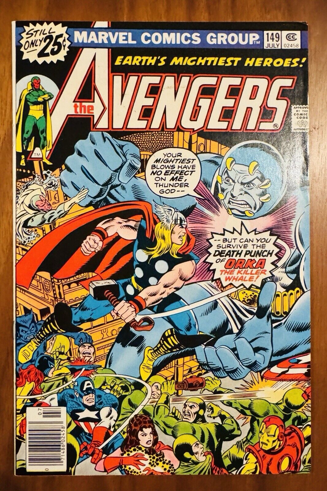 Avengers #149 VF+ 8.5