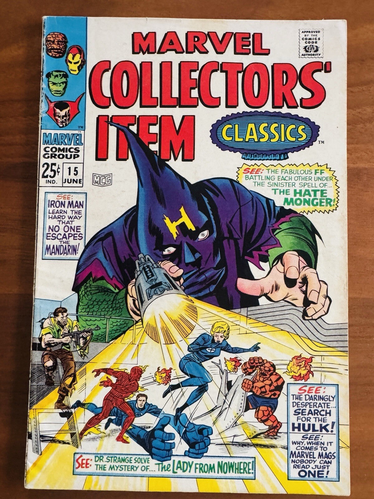 Marvel Collectors Classic #3 Fine- 5.5