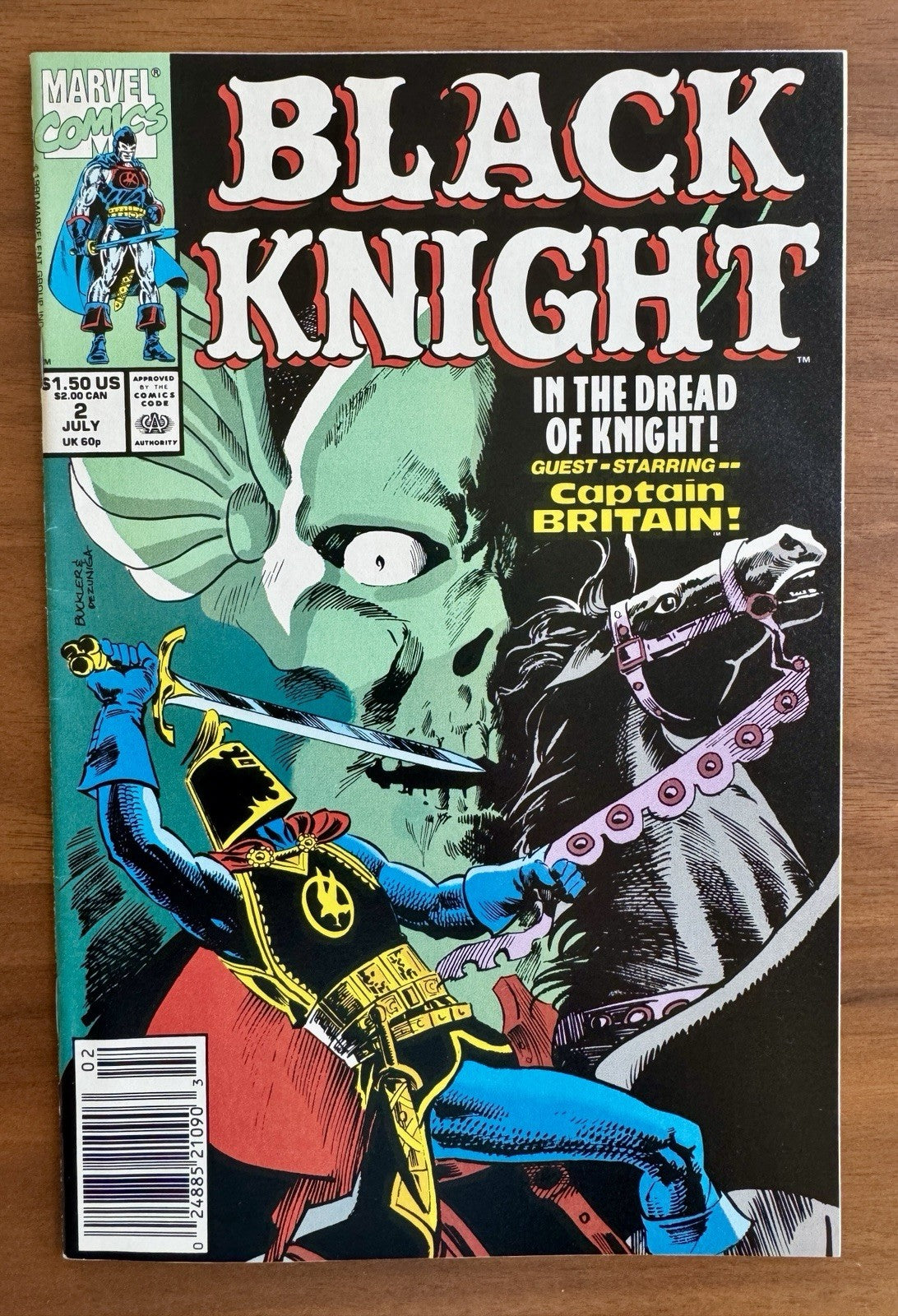Black Knight #1 - 4 - 1st Solo Title Newsstand Variant High Grade Marvel 1990