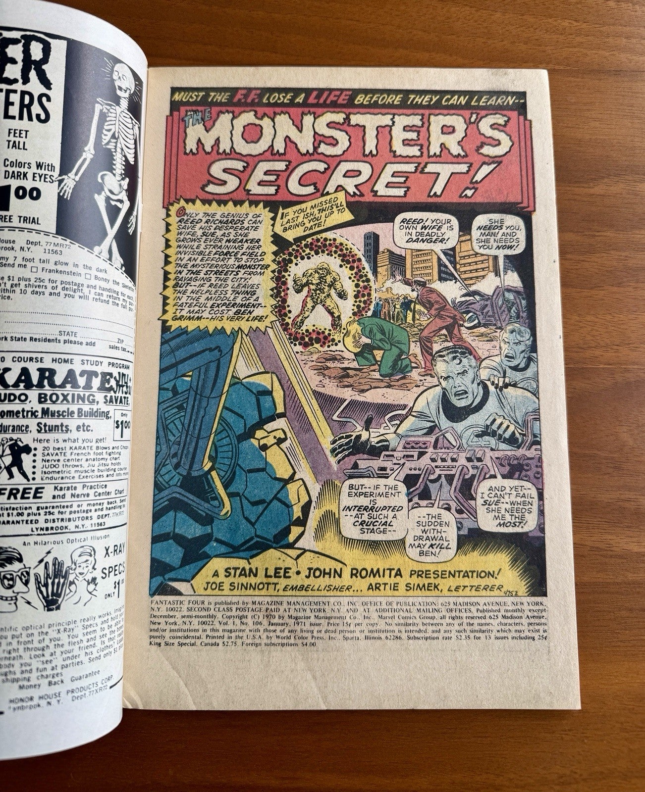 Fantastic Four #106 F/VF 7.0