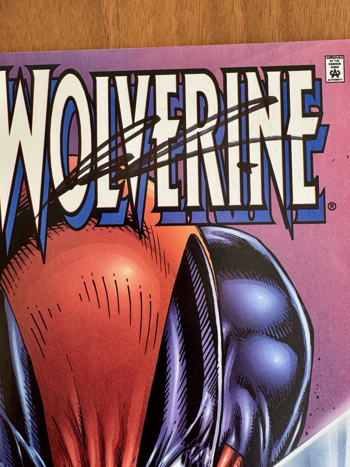 Wolverine #155 Signed by Rob Liefeld NM 9.4