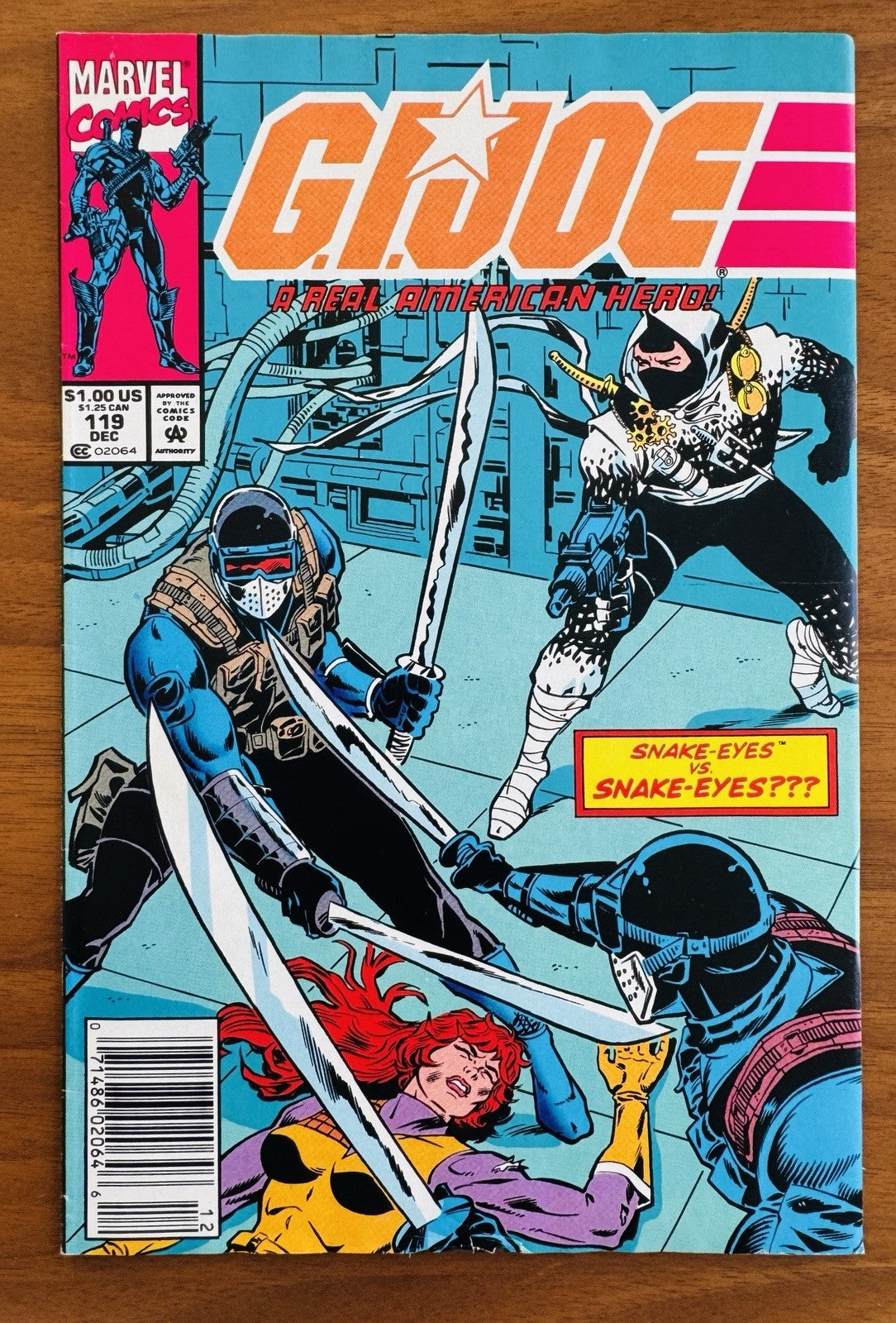 G.I. Joe A Real American Hero #119 Newsstand Fine 6.0