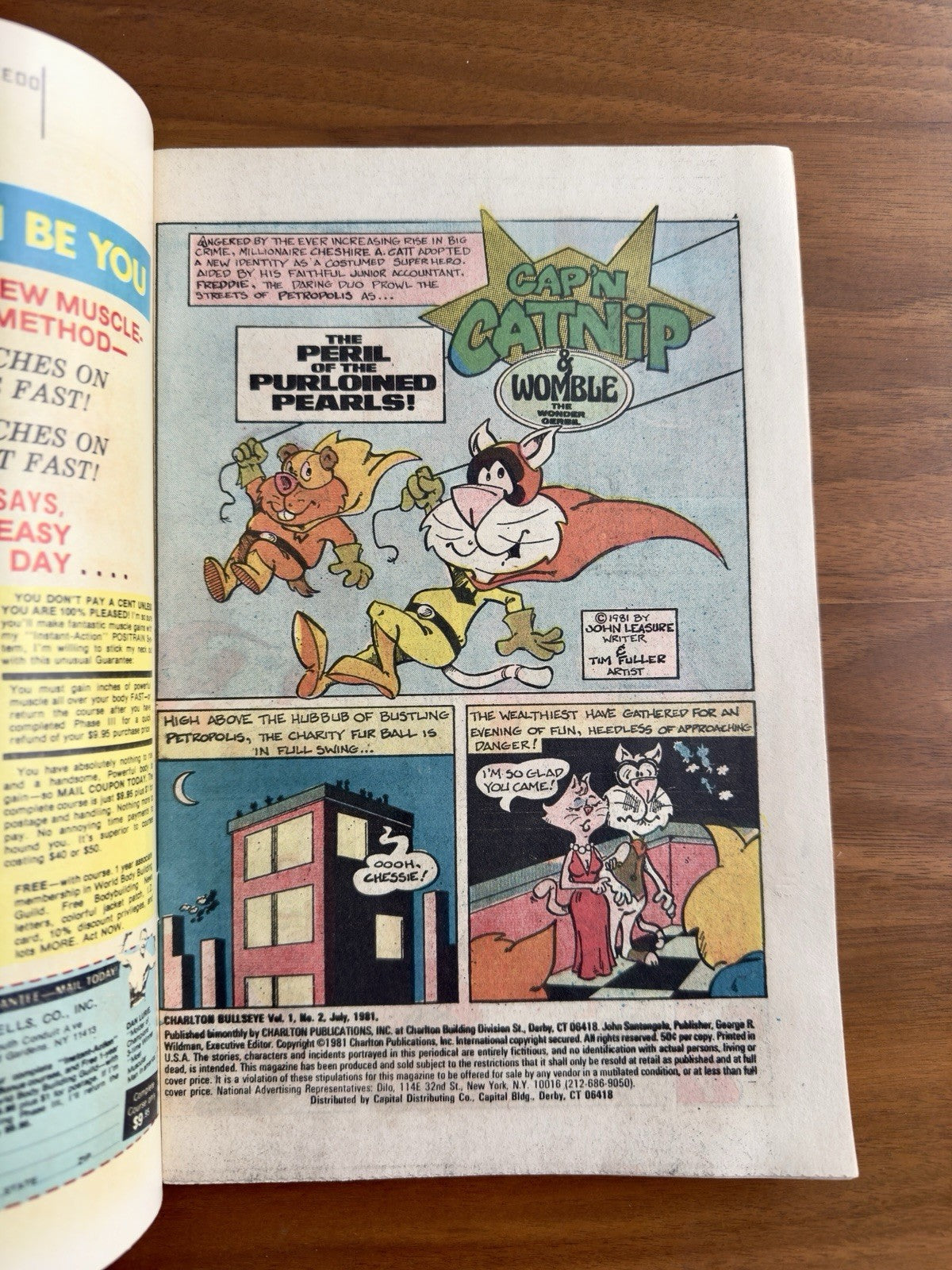 Charlton Bulleye #2 - 1st Appearance of Neil the Horse VF-