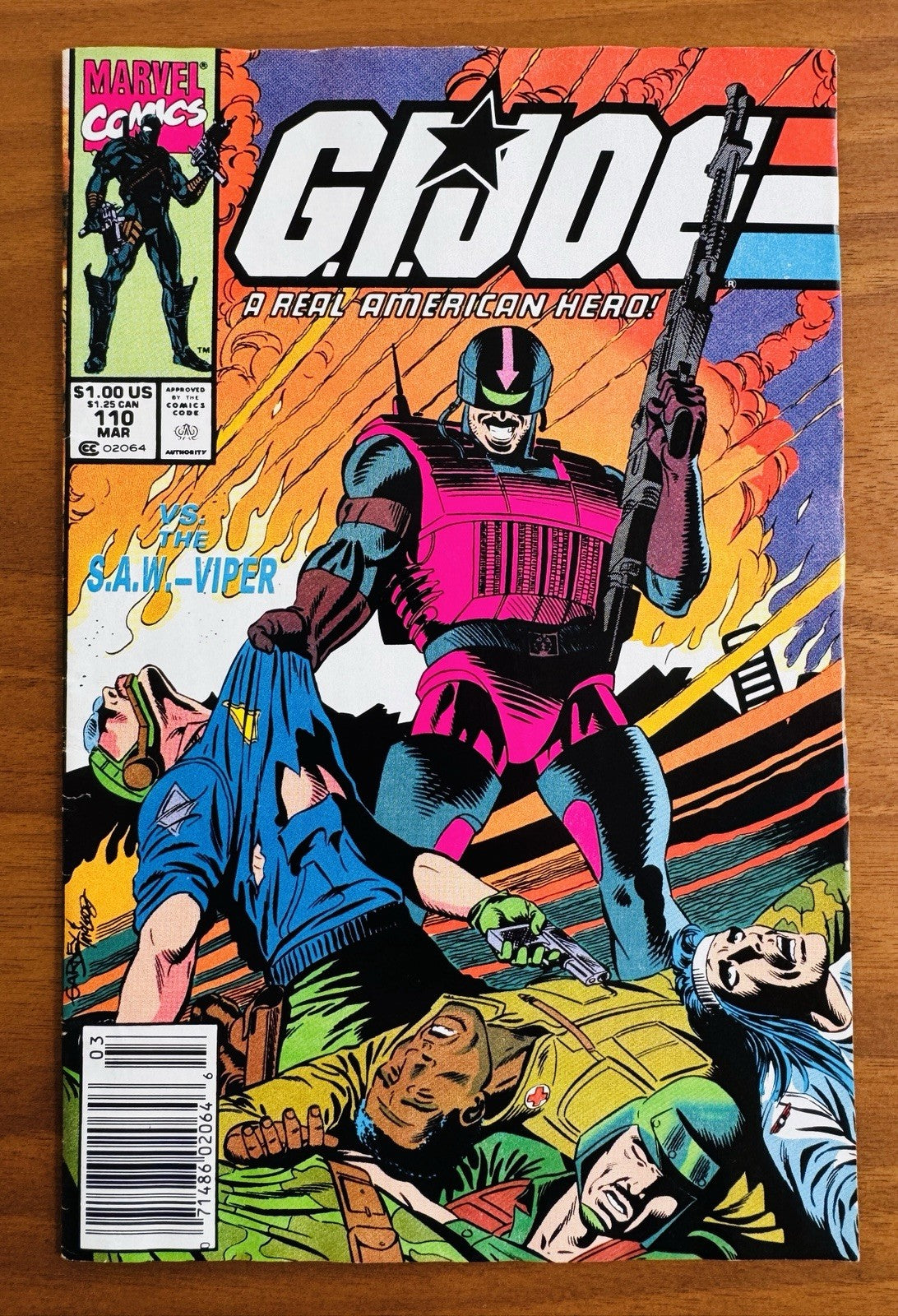G.I. Joe A Real American Hero #110 Fine 6.0