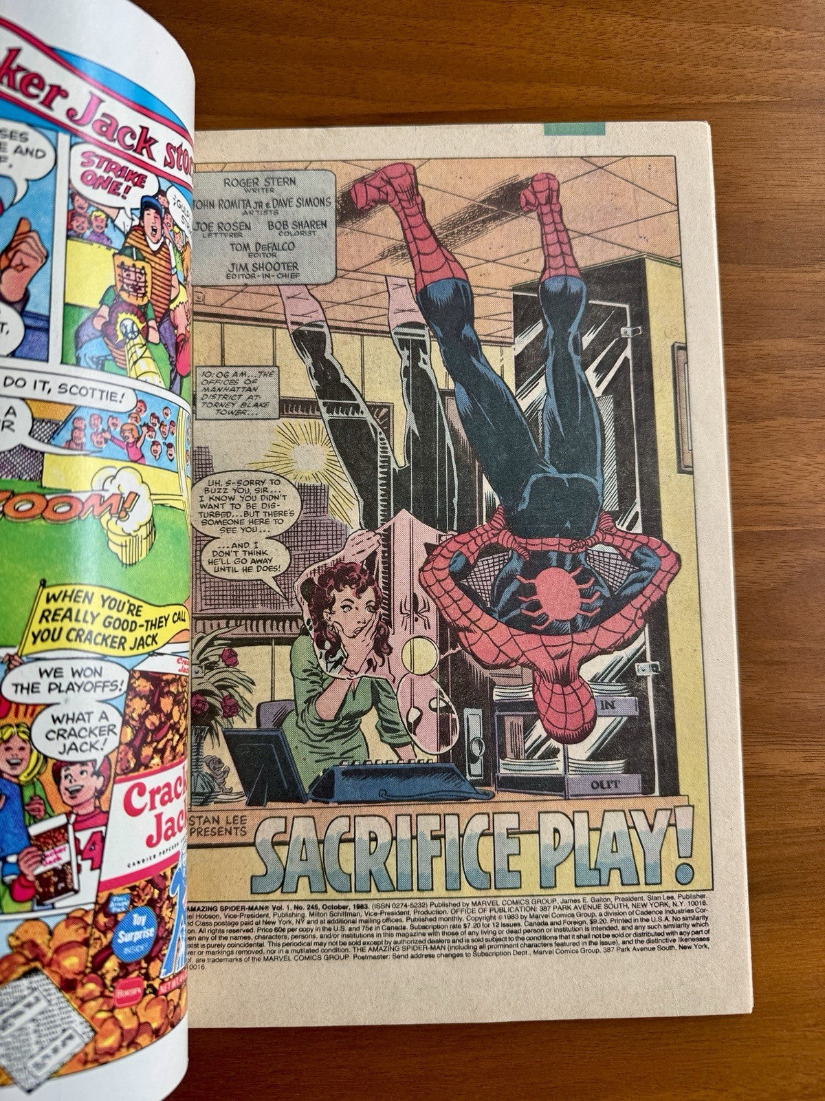 Amazing Spider-man # 245 Newsstand VF+