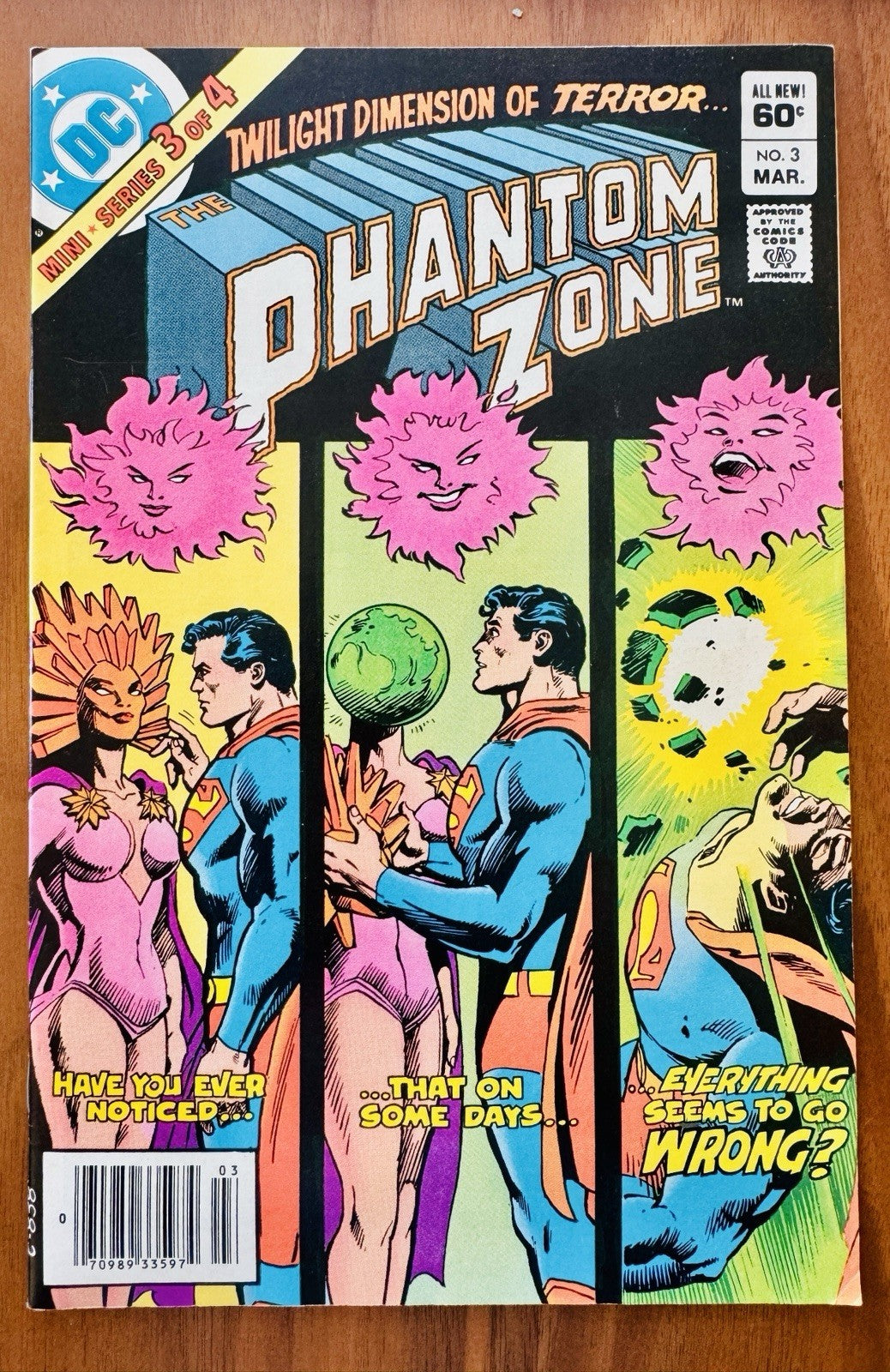 Superman Phantom Zone #1,2,3,4 Complete DC Comic Story Set) VF/NM Newstand