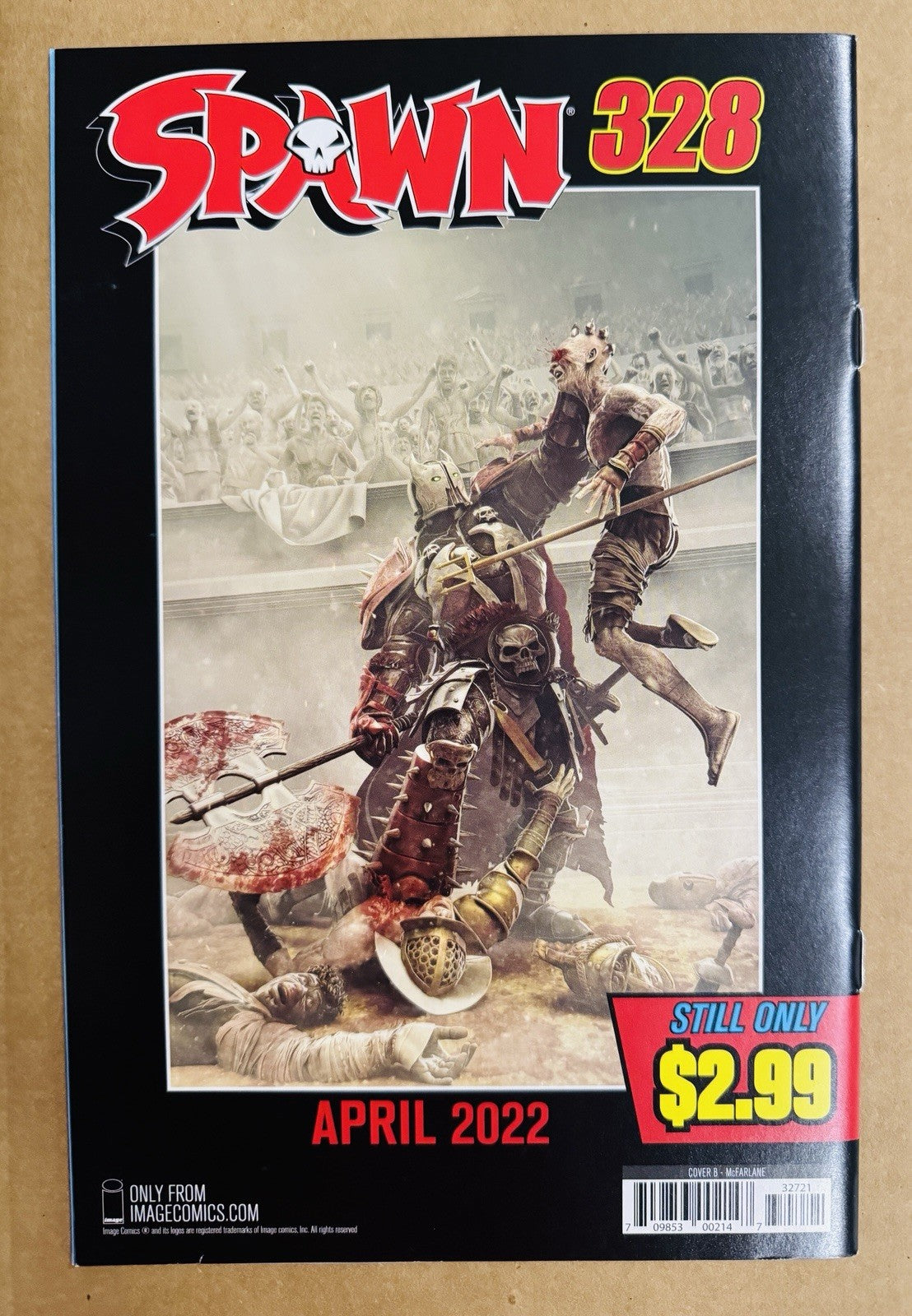 Spawn #327 McFarlane Haunt Homage B Cover NM 9.4