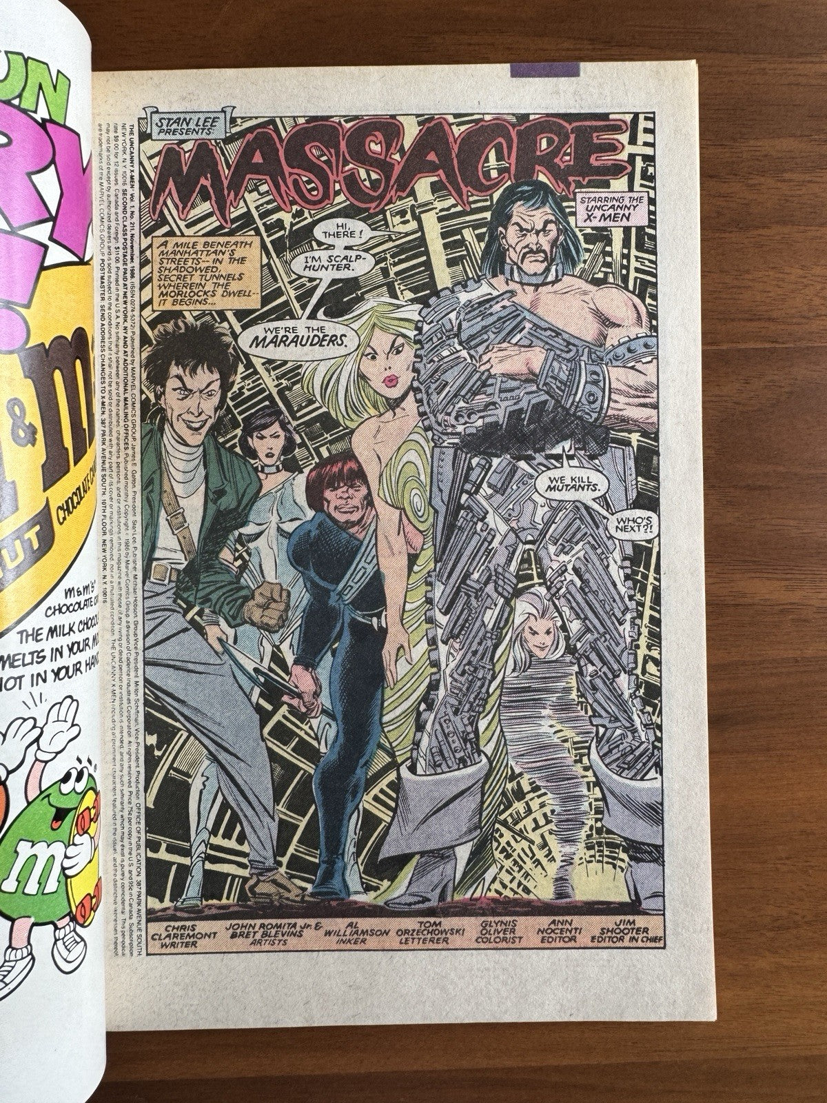 Uncanny X-Men #211 VFNM 9.0