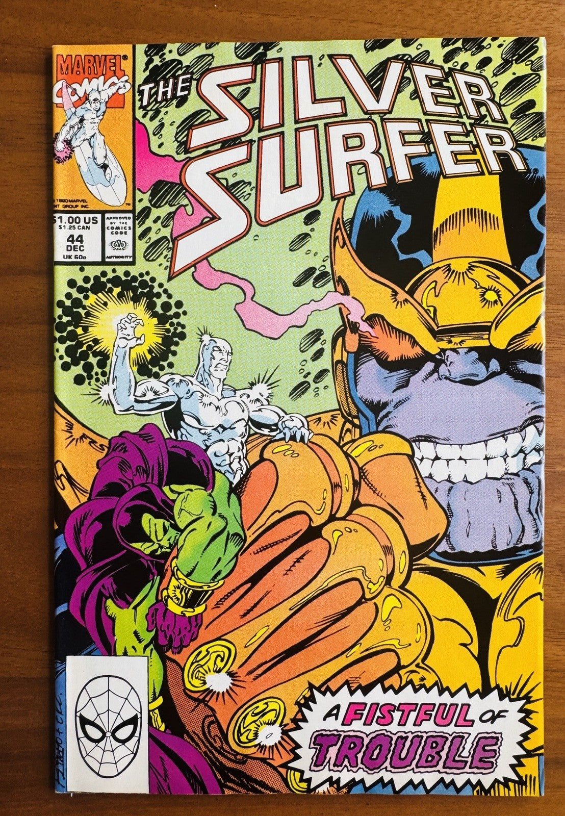 Silver Surfer #44 1st Infinity Gauntlet NM 9.4