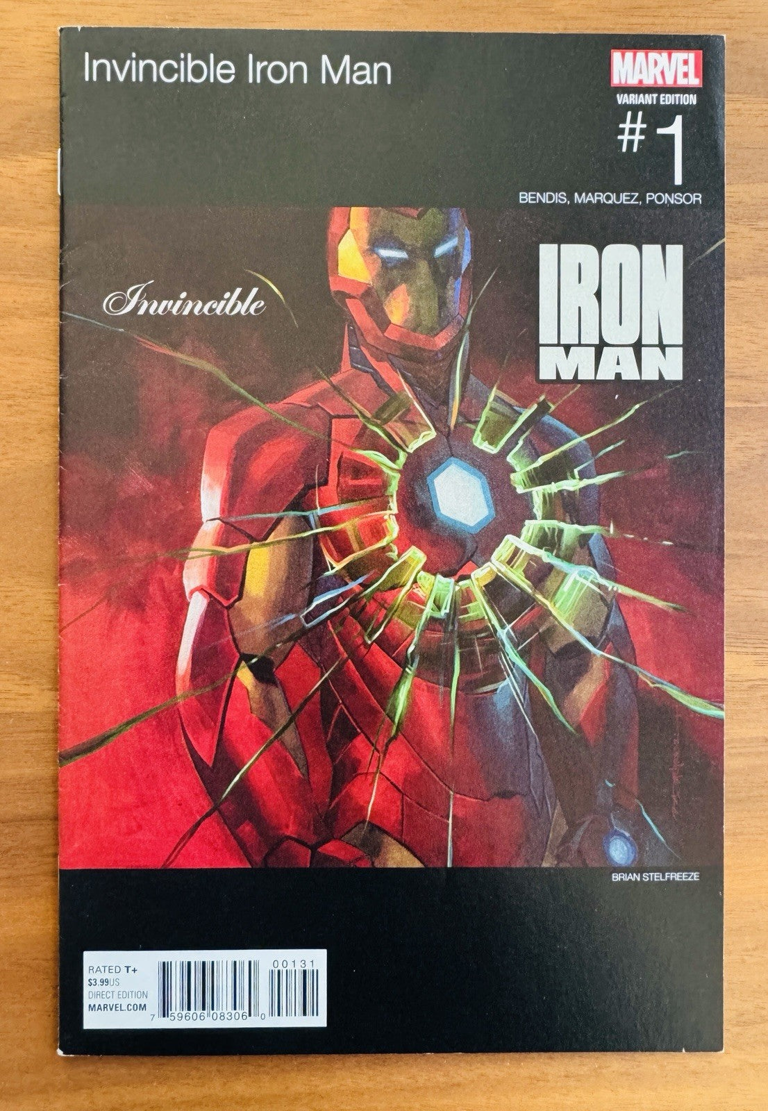 Invincible Iron Man #1 - Hip Hop Variant 50 Cent Get Rich - 1st New Armor 9.0