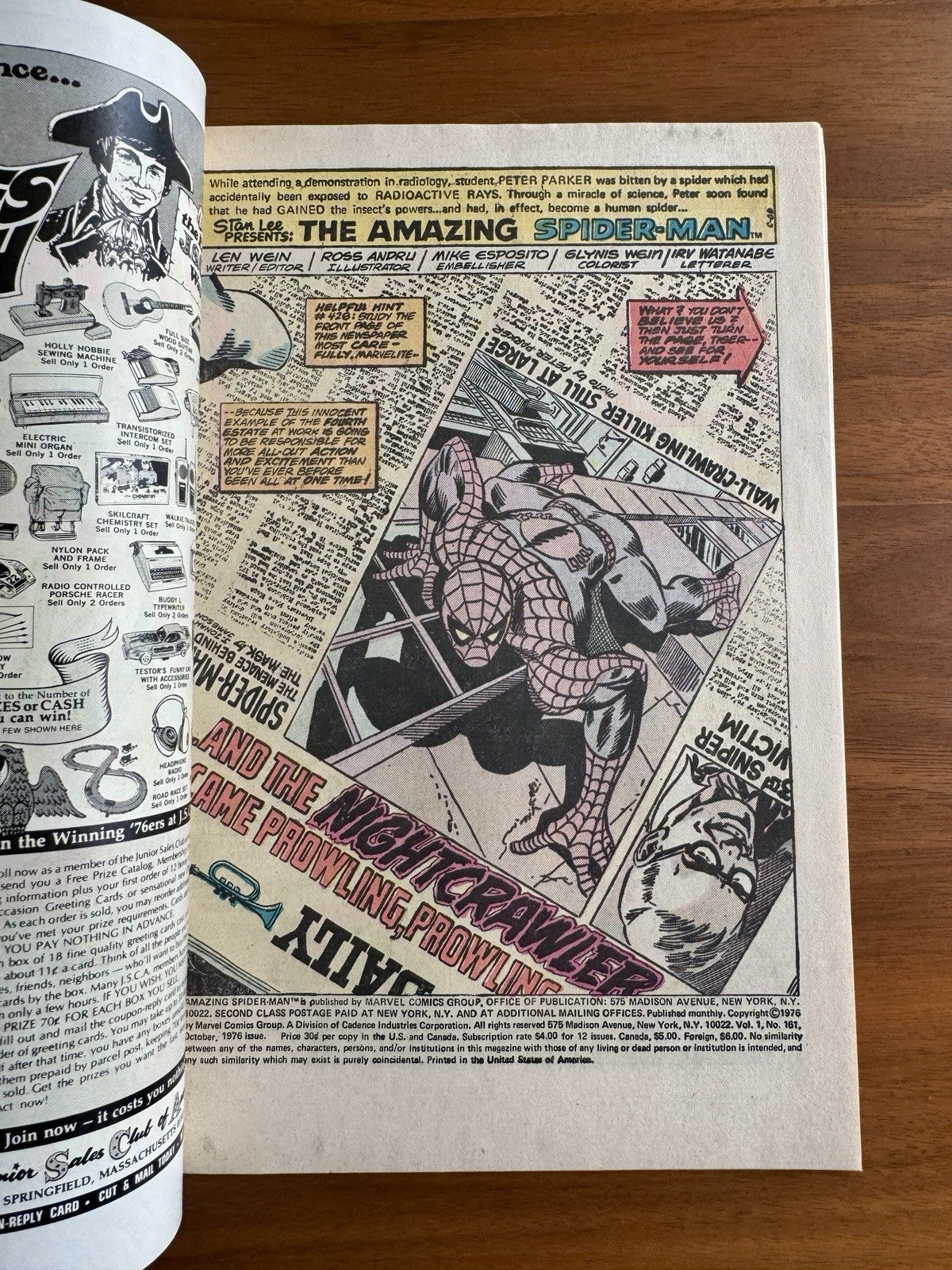 Amazing Spider-Man #161 FN+ 1st Jigsaw