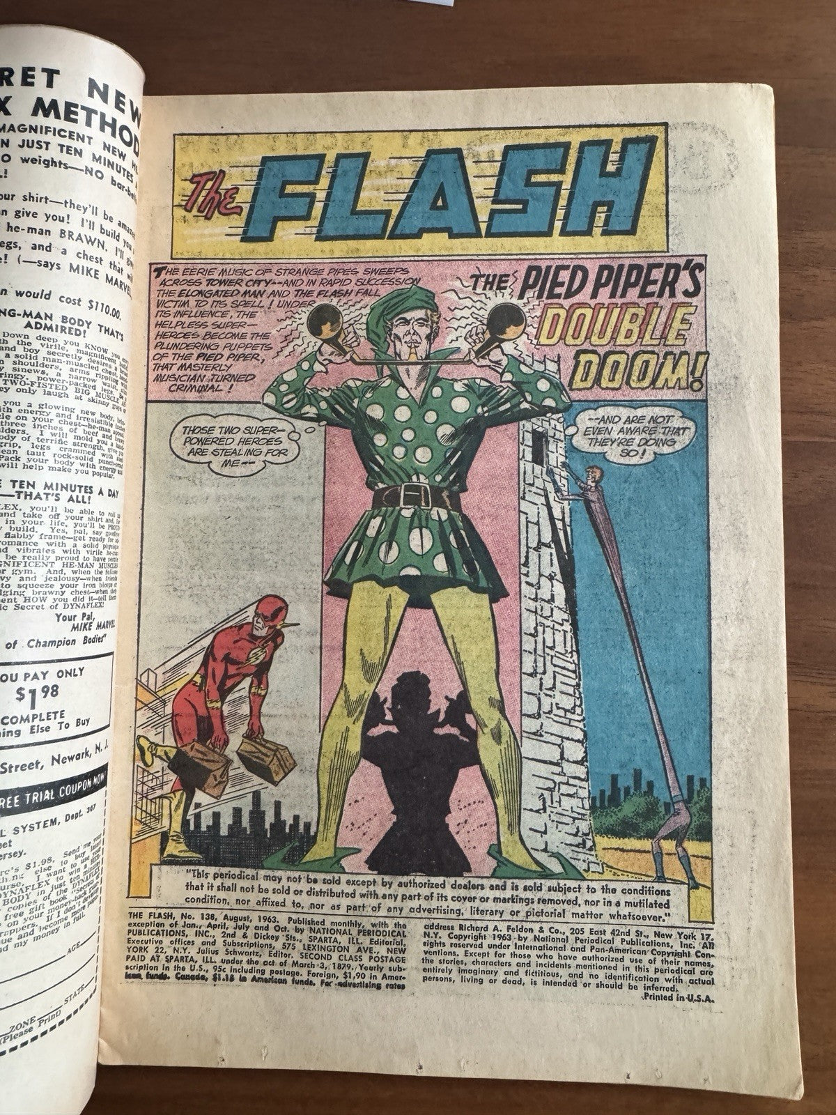 Flash #138 1st App.of Dexter Myles VG+