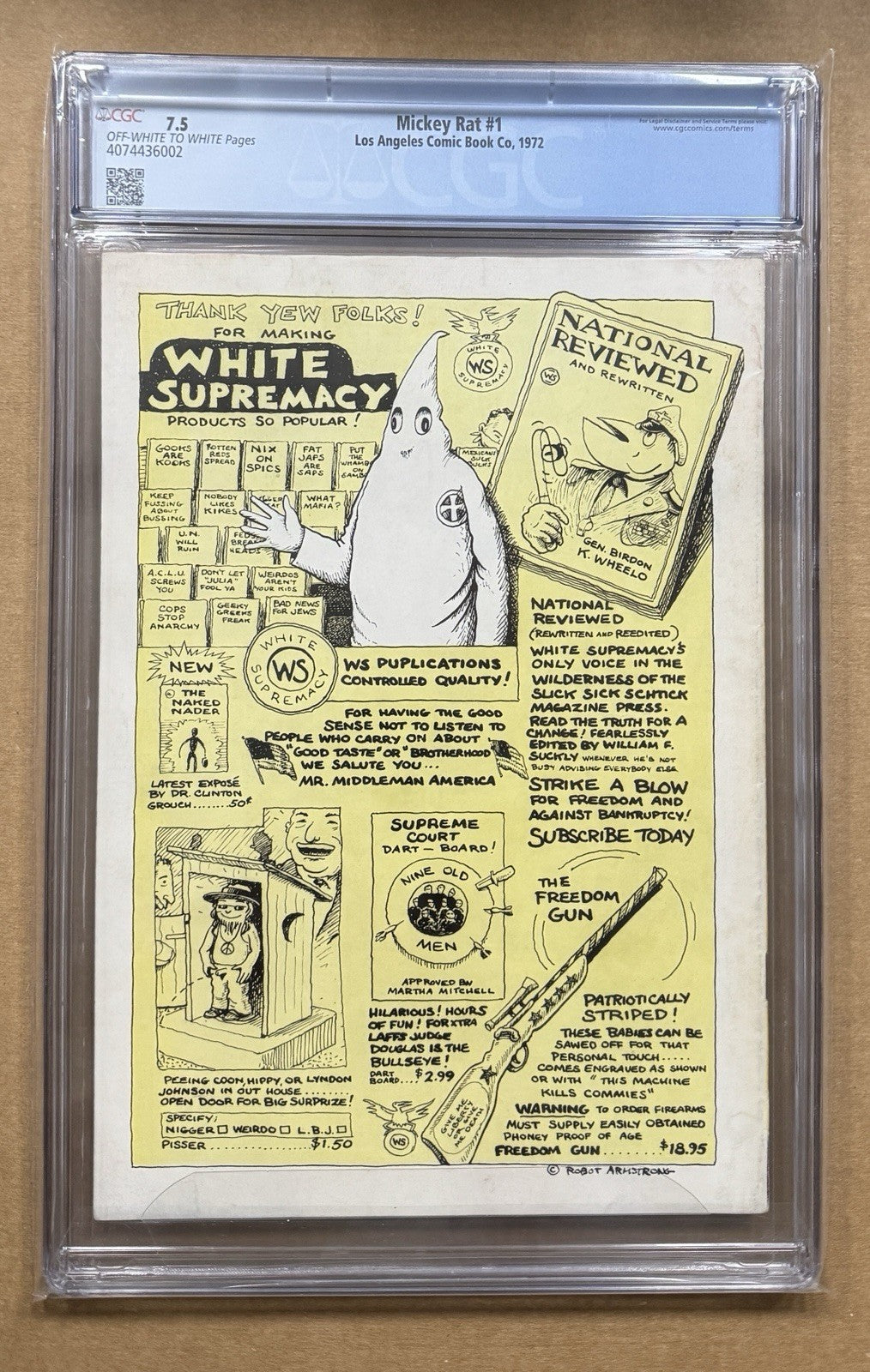 Mickey Rat #1 - CGC 7.5