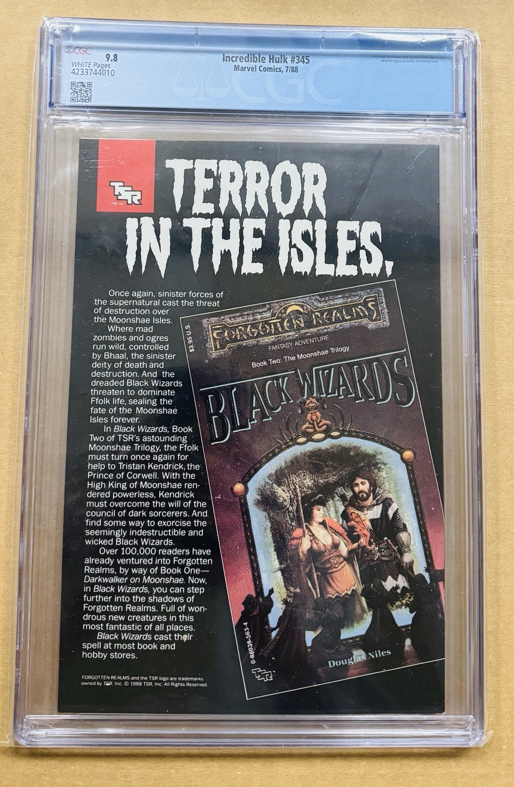 Incredible HulK #345 CGC 9.8