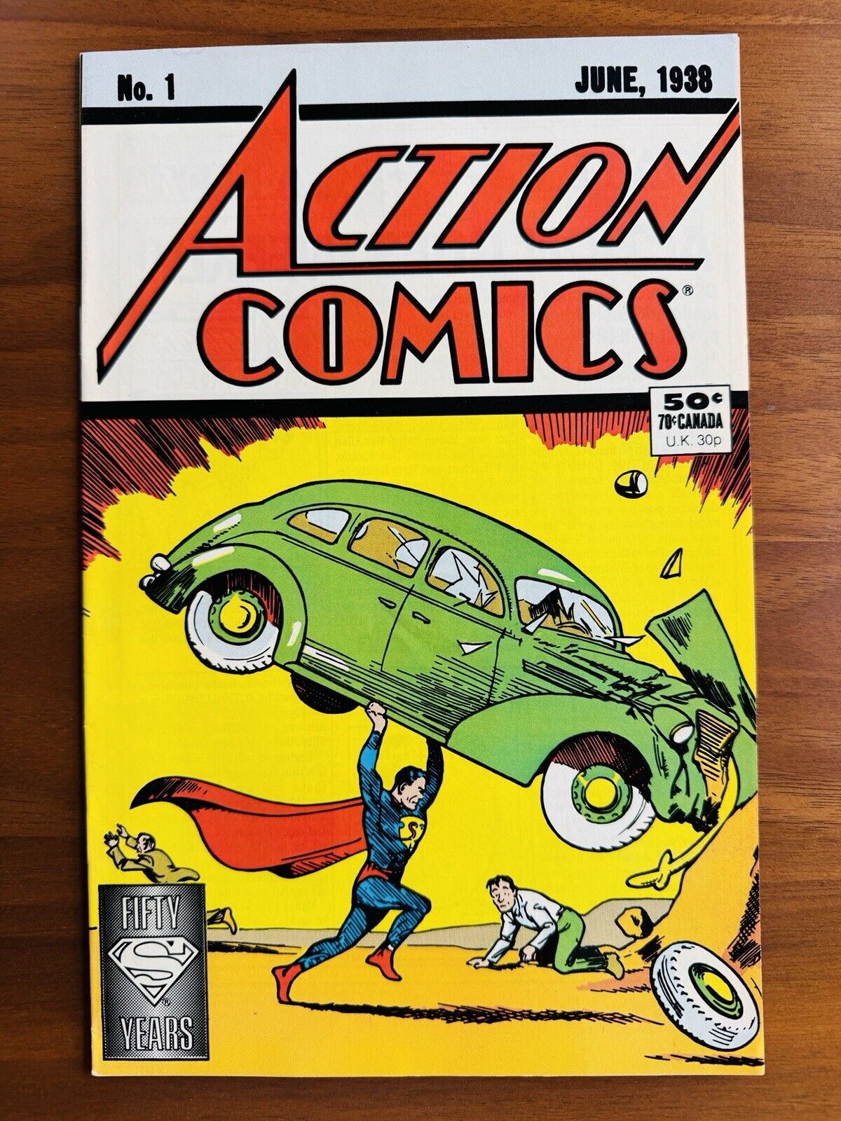 Action Comics #1 VF/NM 50 Fifty Years Reprint