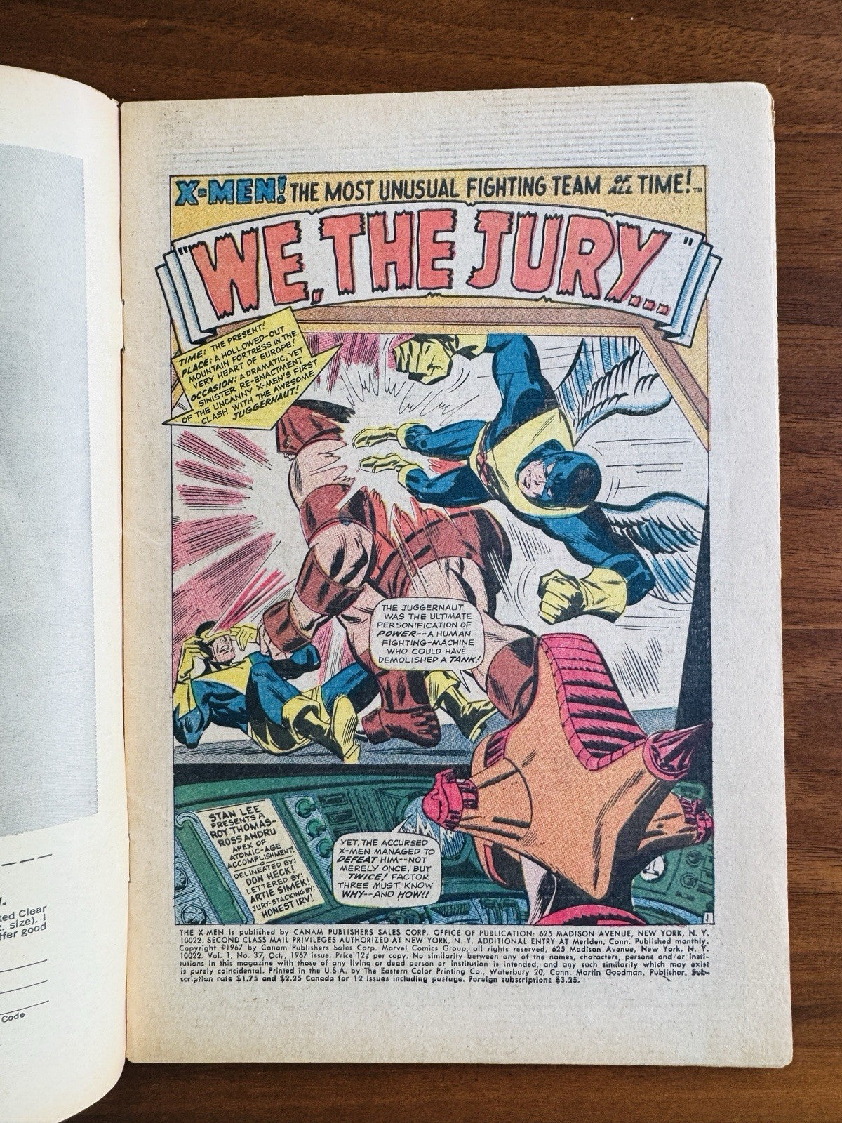 X-Men #37 - VG/F 5.0